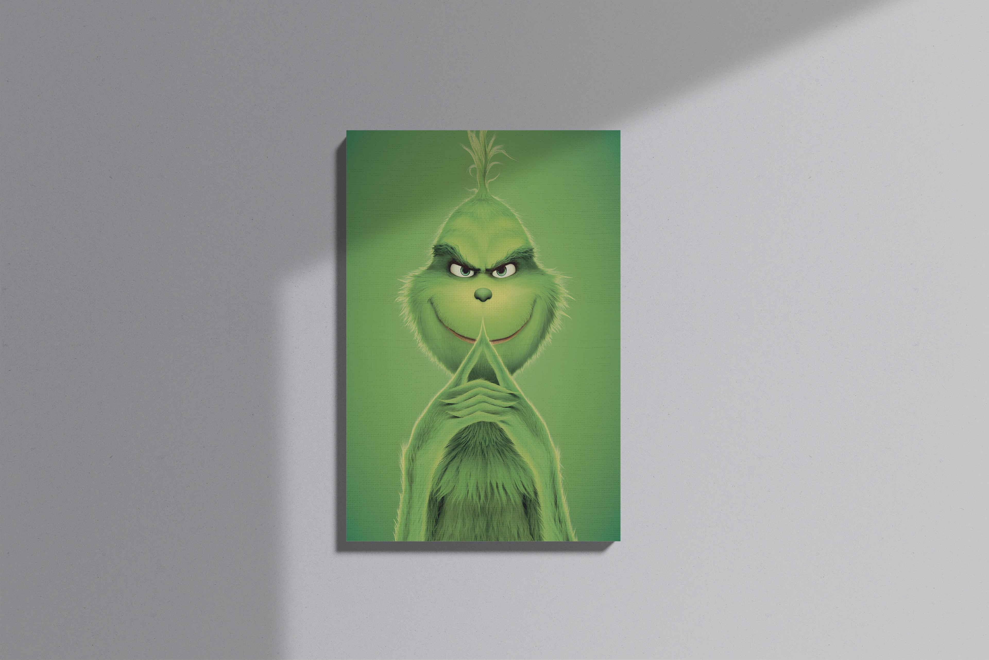 GeekCultcha Dr. Seuss The Grinch Premium Canvas Print