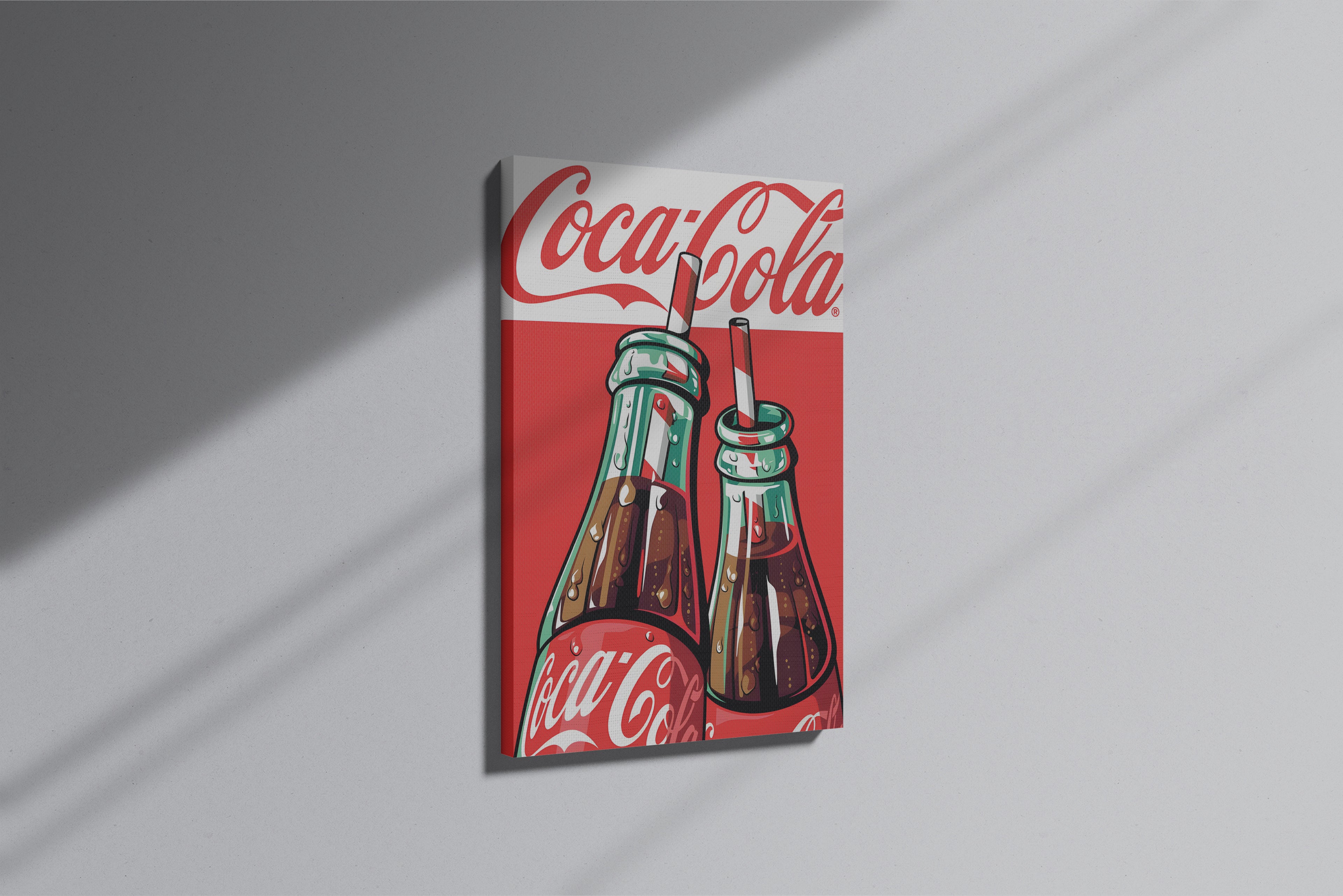 GeekCultcha Coca-Cola Themed Premium Canvas Painting