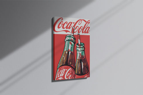 GeekCultcha Coca-Cola Themed Premium Canvas Painting