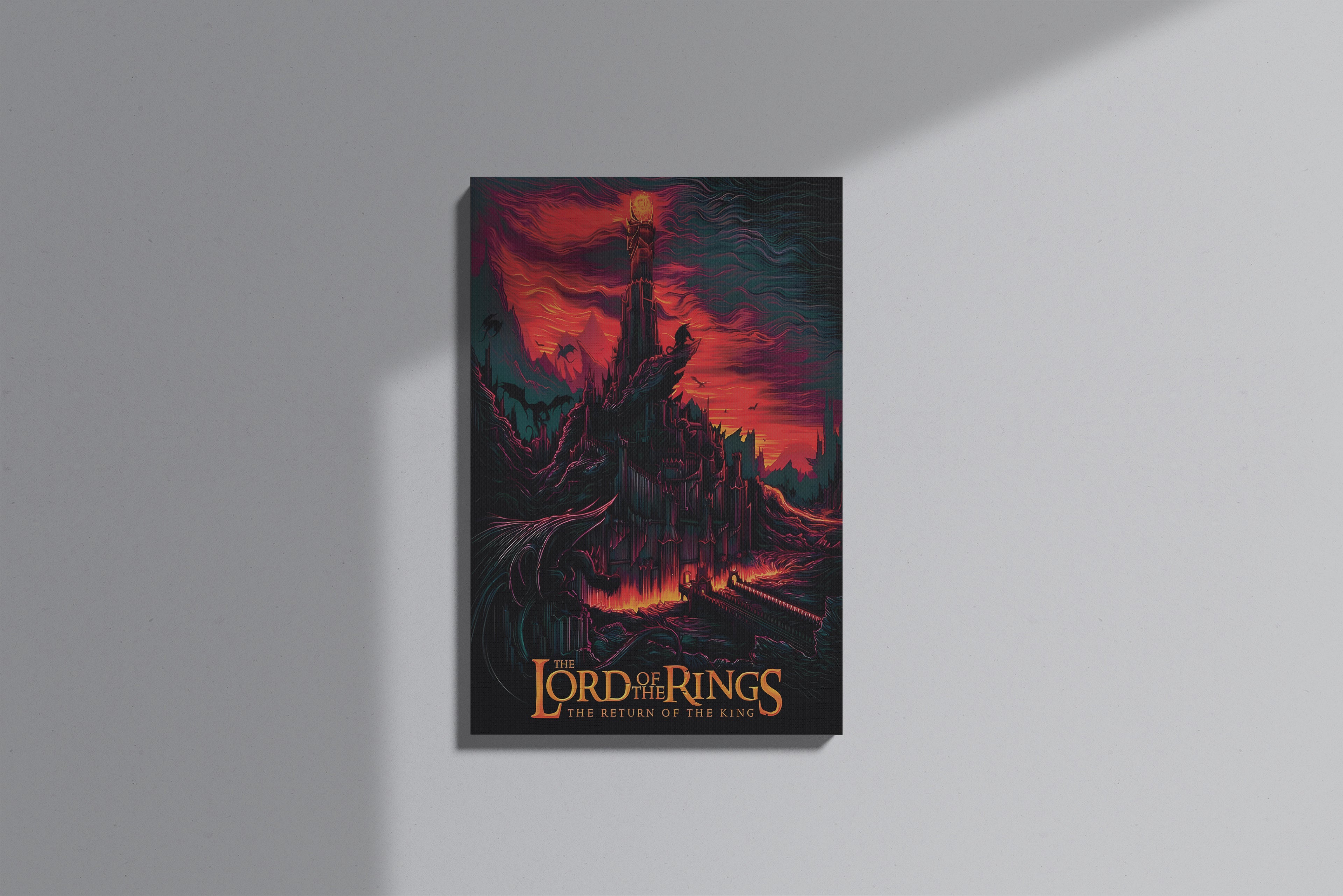 GeekCultcha The Lord of the Rings The Return of the King Premium Canvas Print