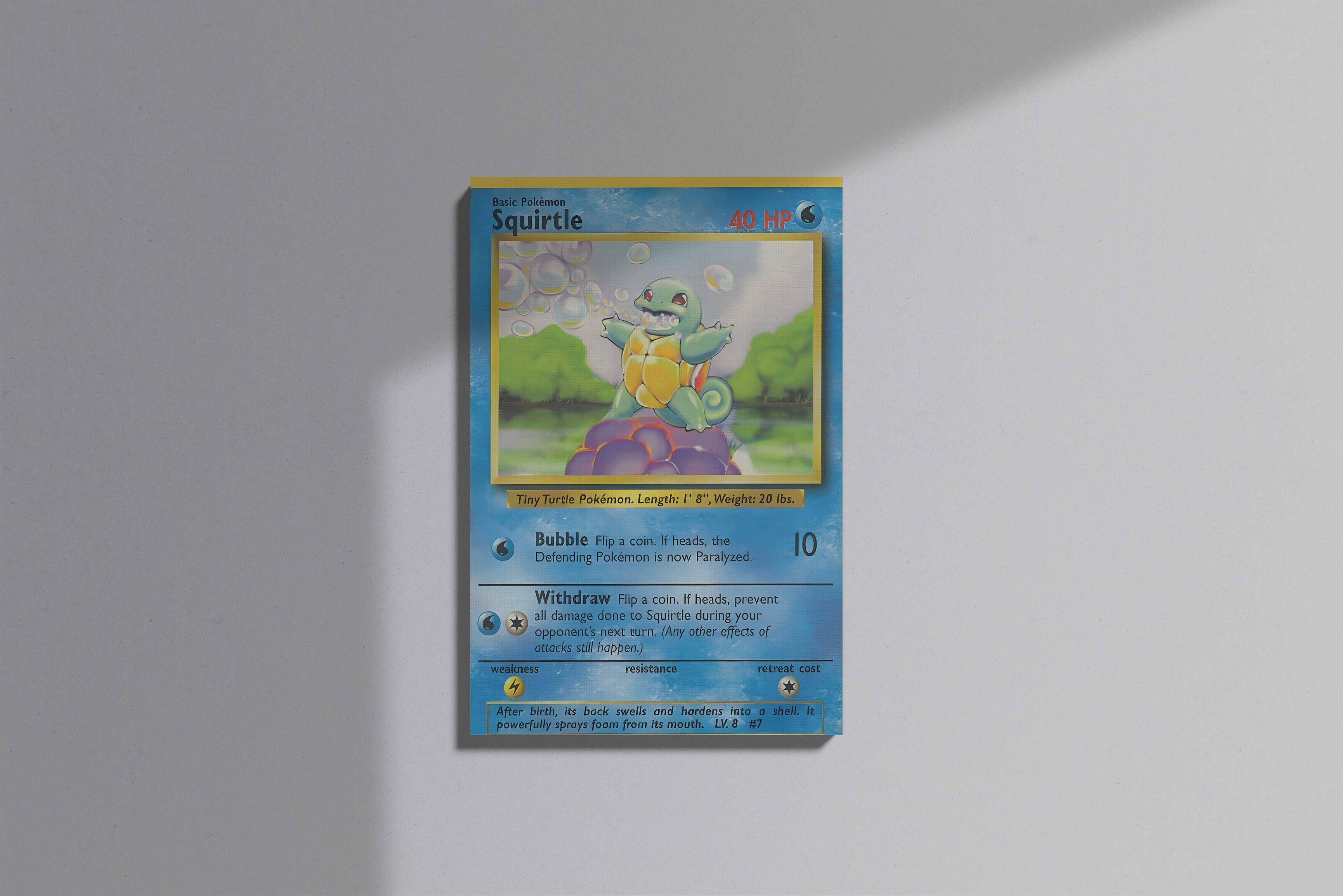 GeekCultcha Pokémon Squirtle Premium Canvas Print