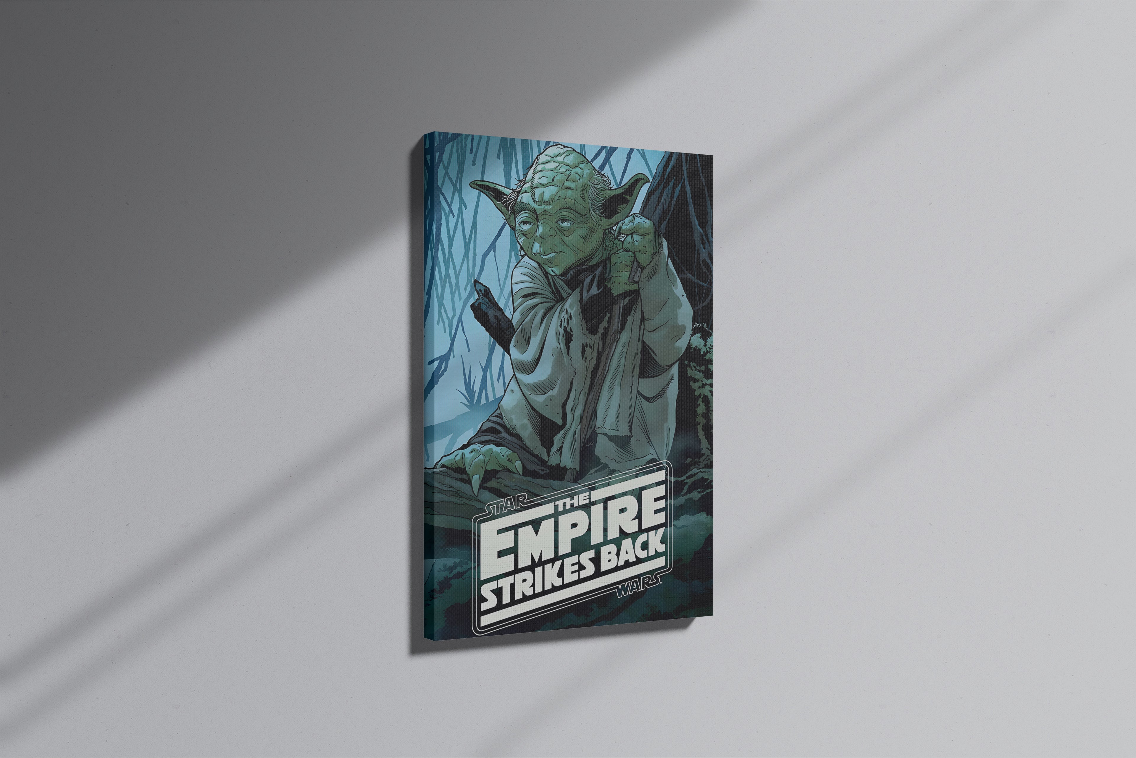 GeekCultcha Star Wars Yoda The Empire Strikes Back Premium Canvas Print