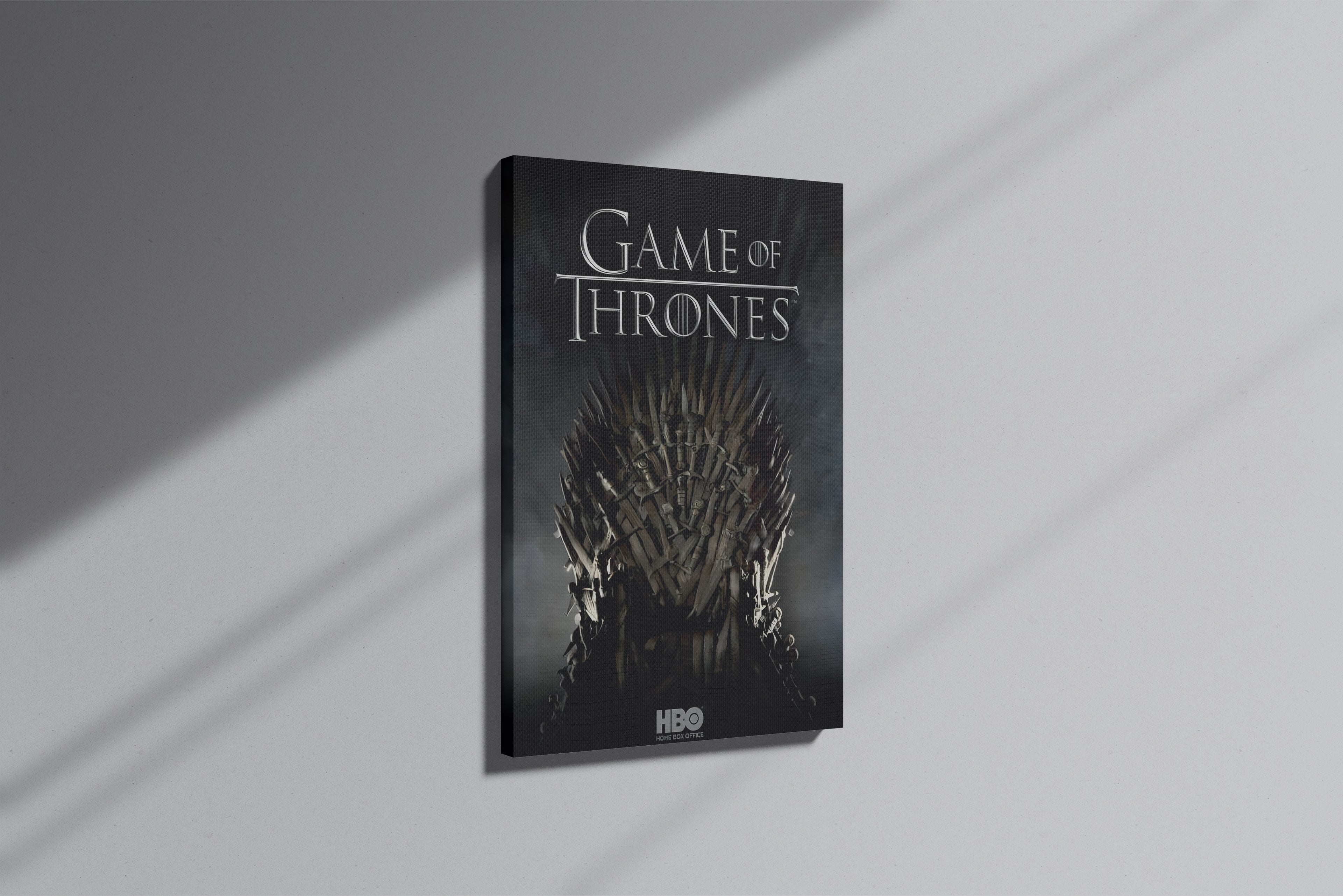 GeekCultcha Game of Thrones Iron Throne Themed Premium Canvas Painting