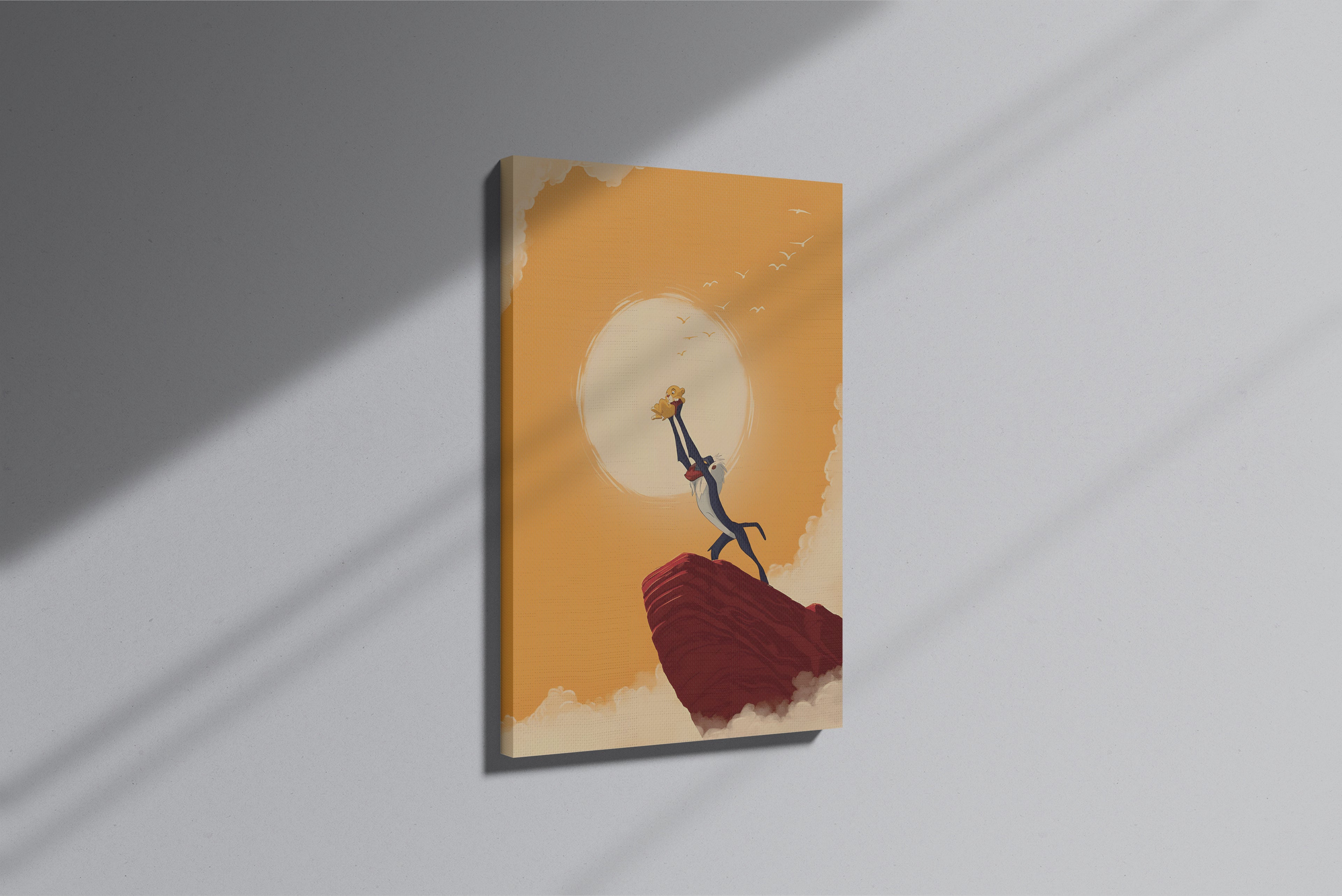 GeekCultcha Lion King Simba Premium Canvas Print