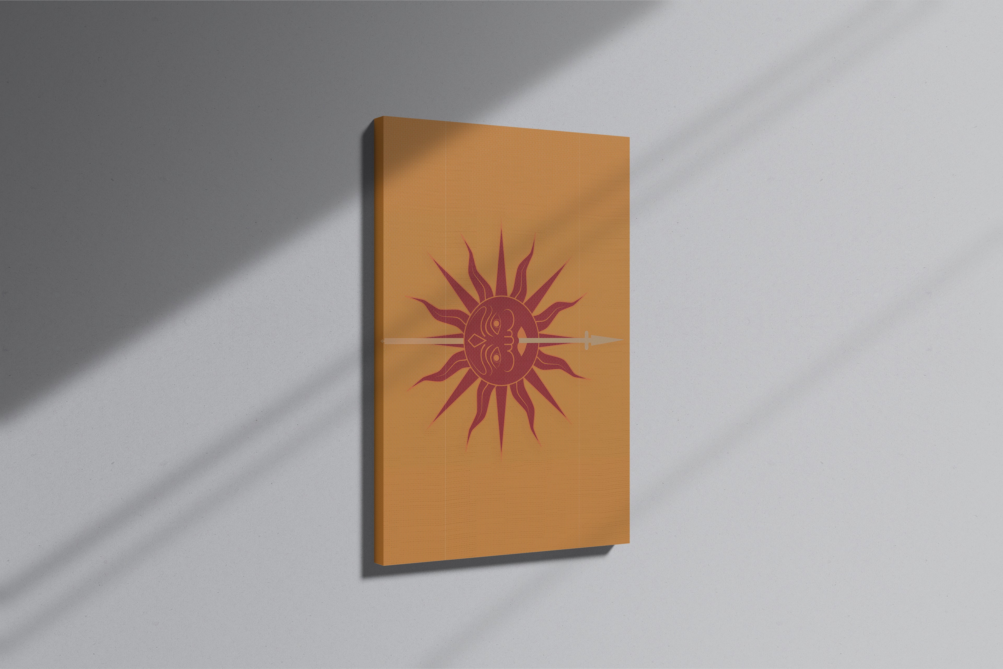 GeekCultcha Game of Thrones Martell Icon Premium Canvas Print
