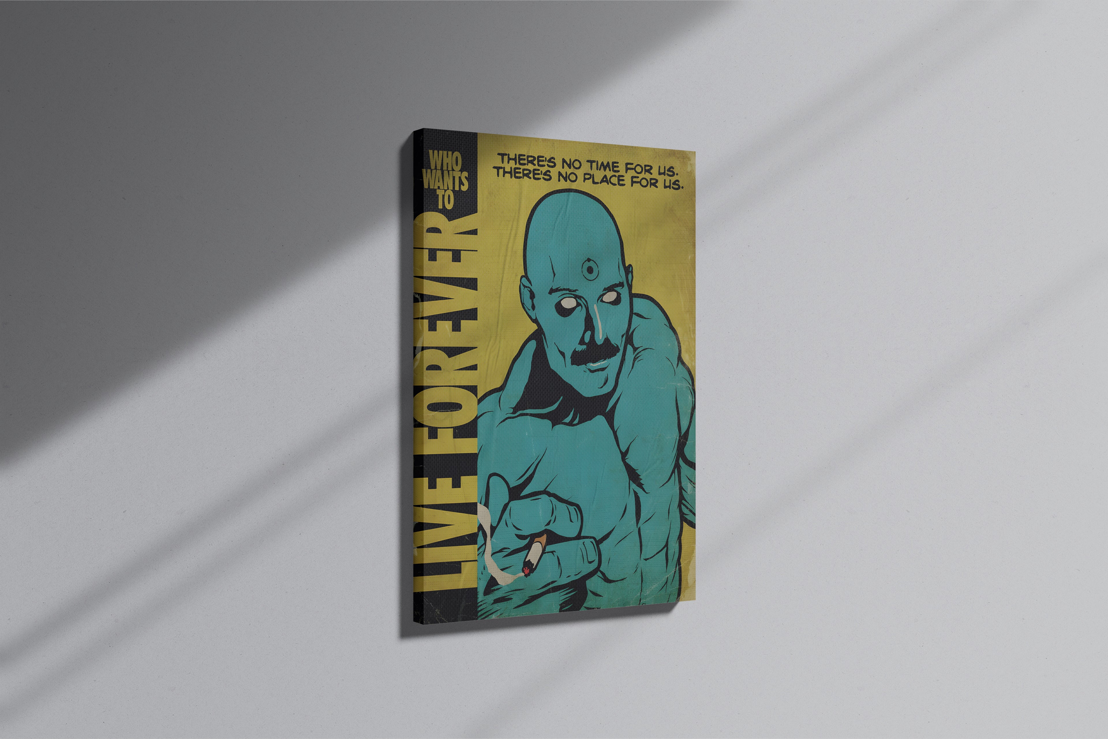 GeekCultcha Watchmen Dr. Manhattan Premium Canvas Print