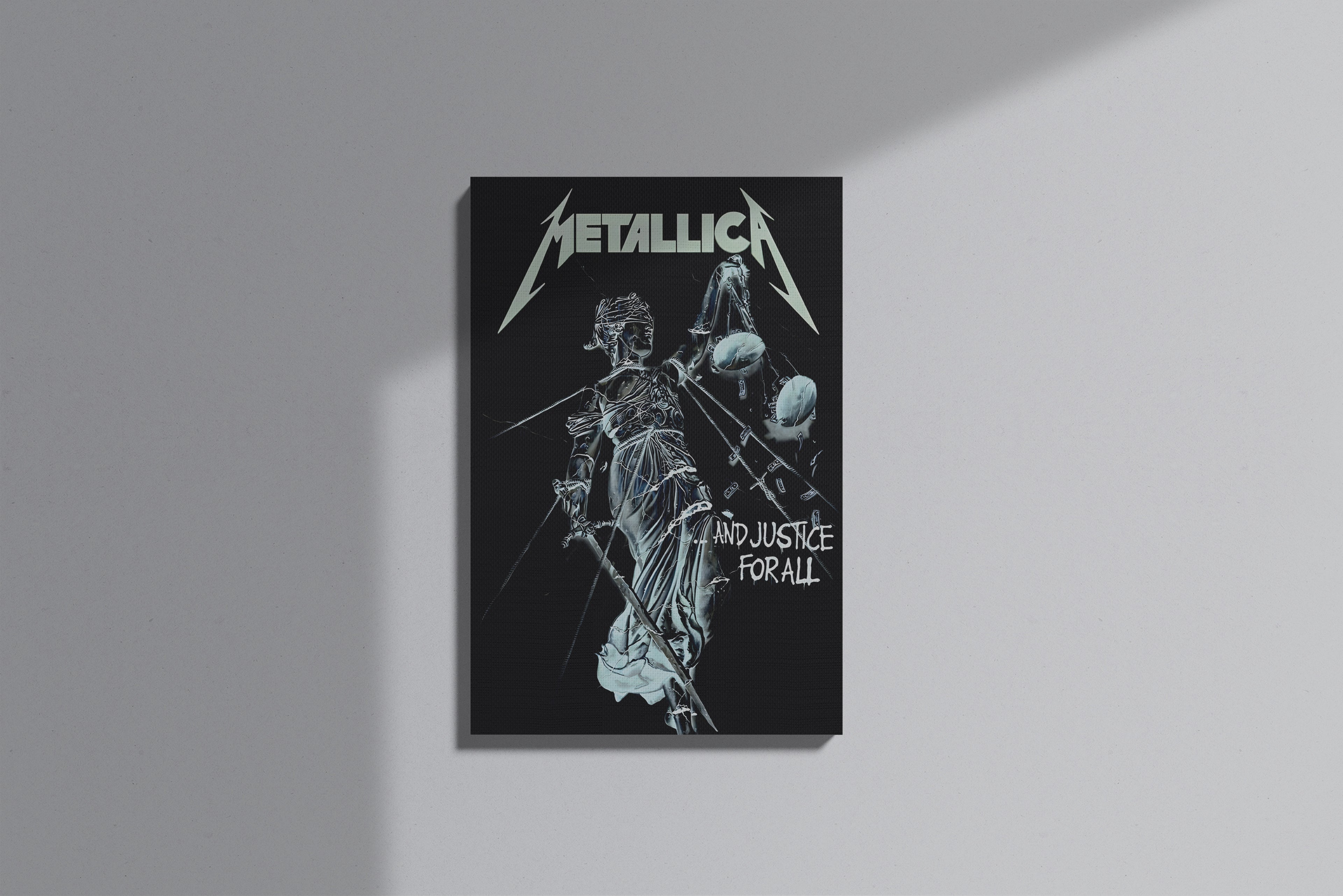 GeekCultcha Metallica And Justice For All Premium Canvas Print