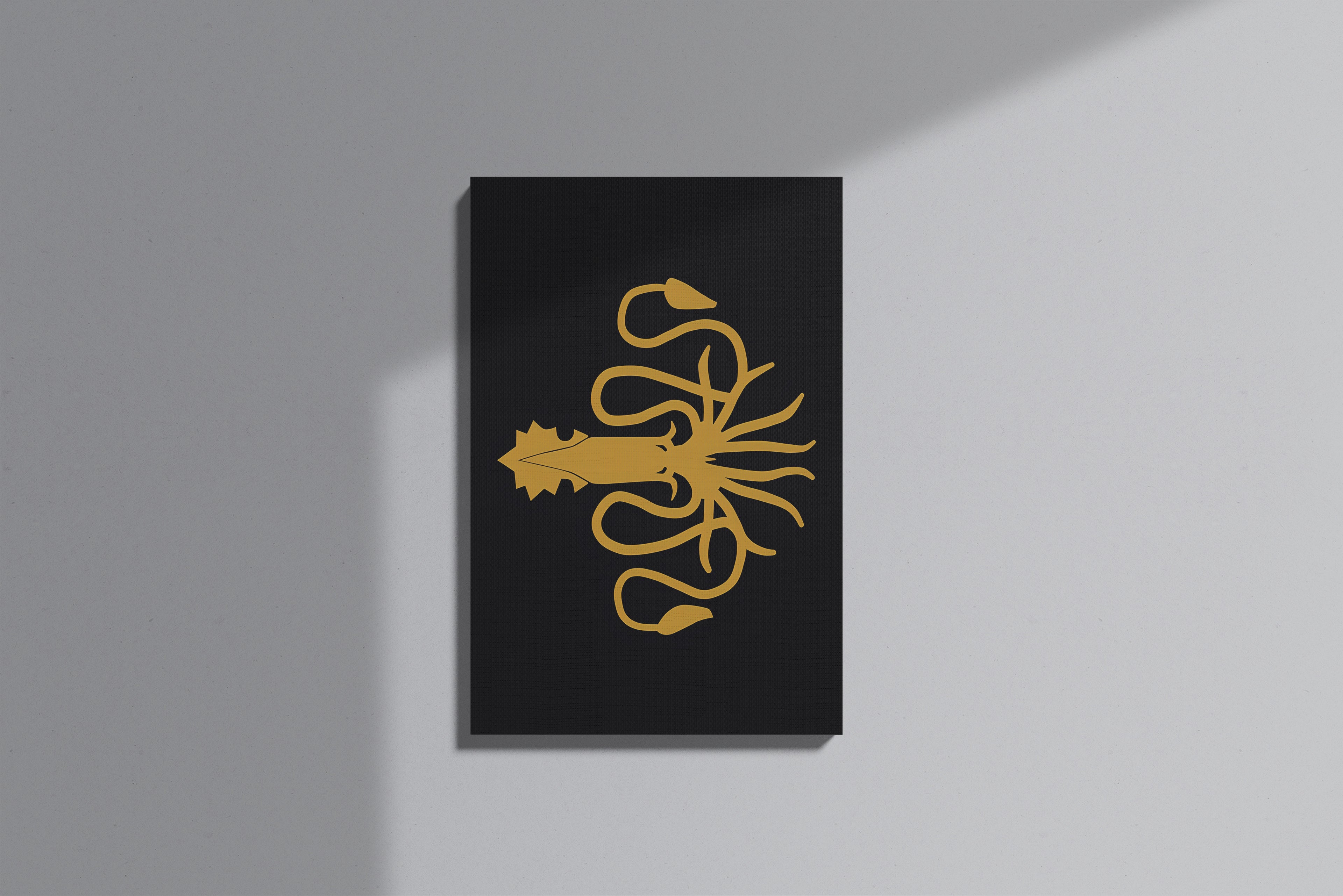 GeekCultcha Game of Thrones Greyjoy Dynasty Premium Canvas Painting