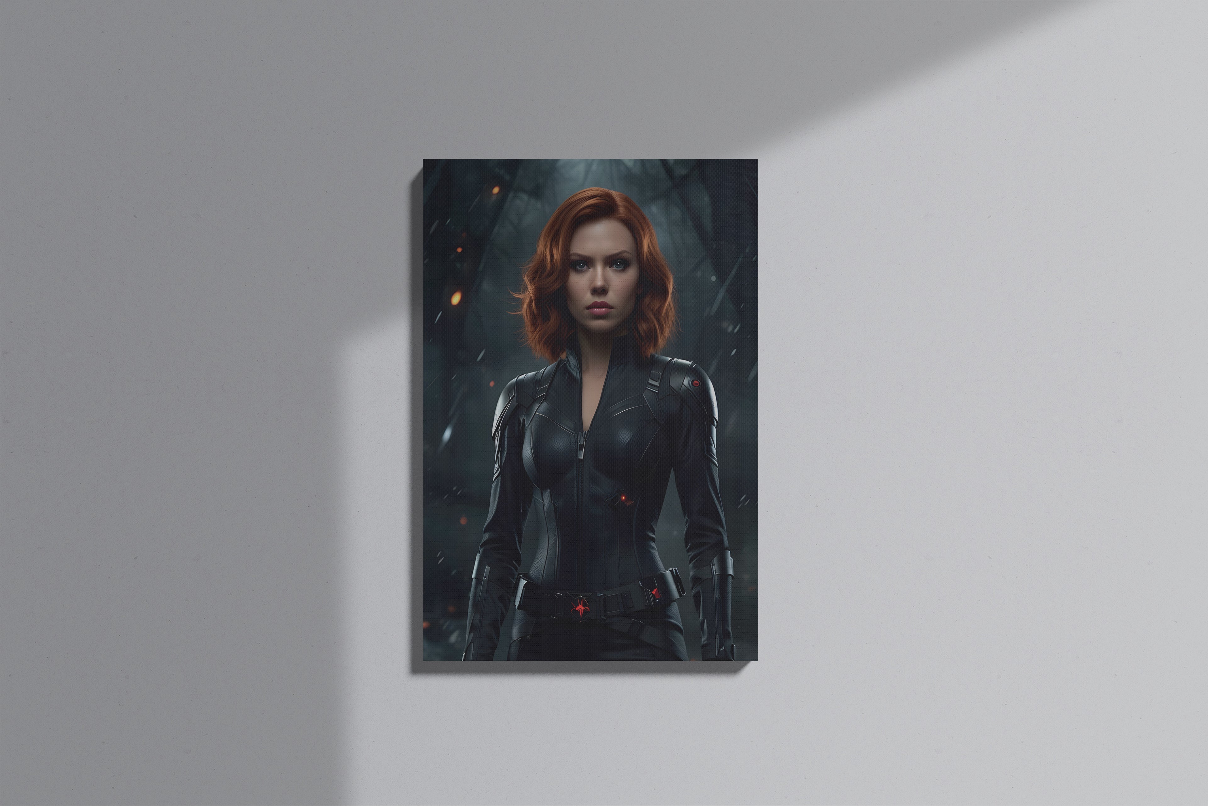 GeekCultcha Marvel Black Widow Premium Canvas Print