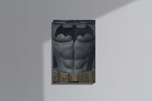 GeekCultcha DC Comics Batman Chest Muscles Premium Canvas Painting