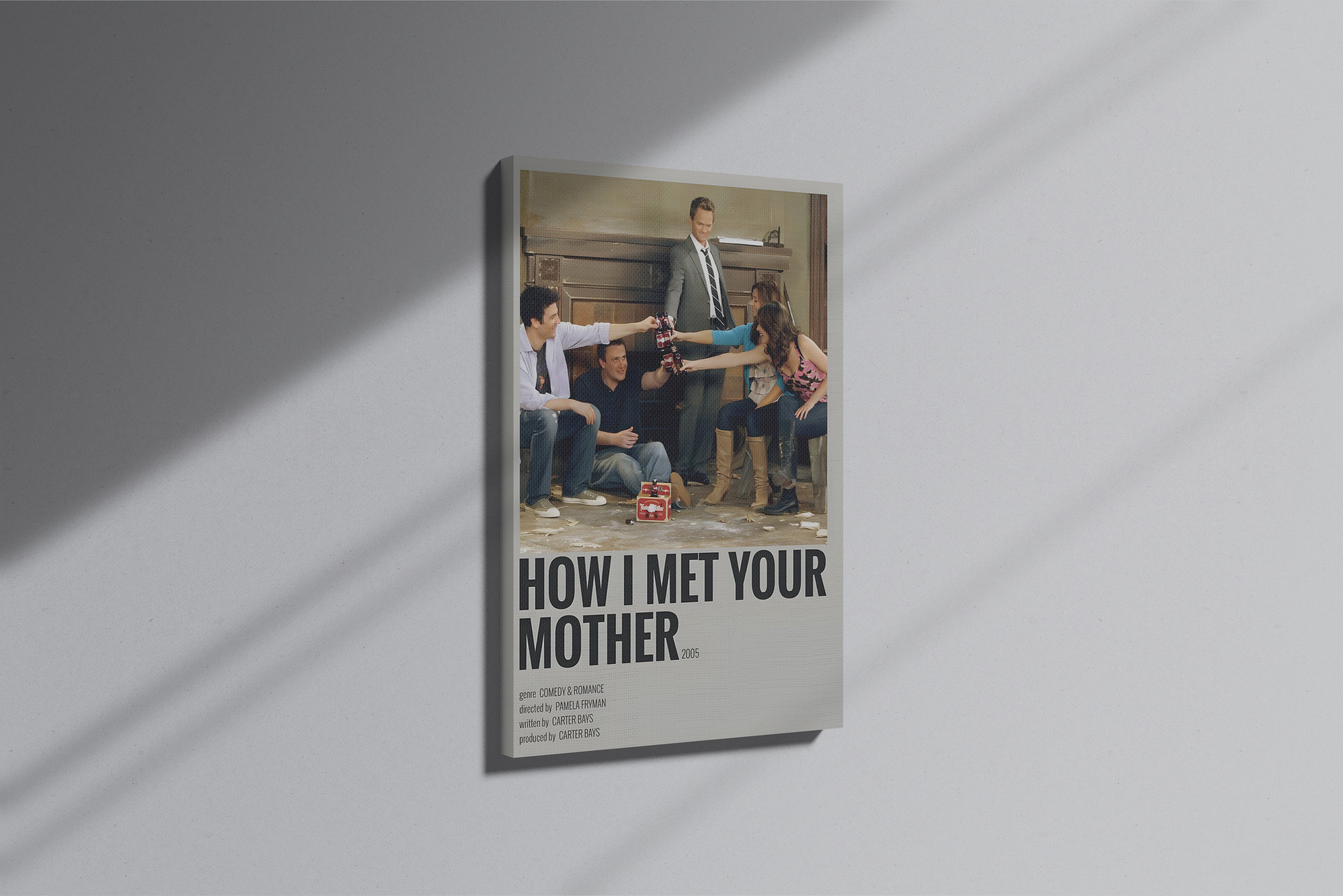 GeekCultcha How I Met Your Mother TV Series Premium Canvas Print