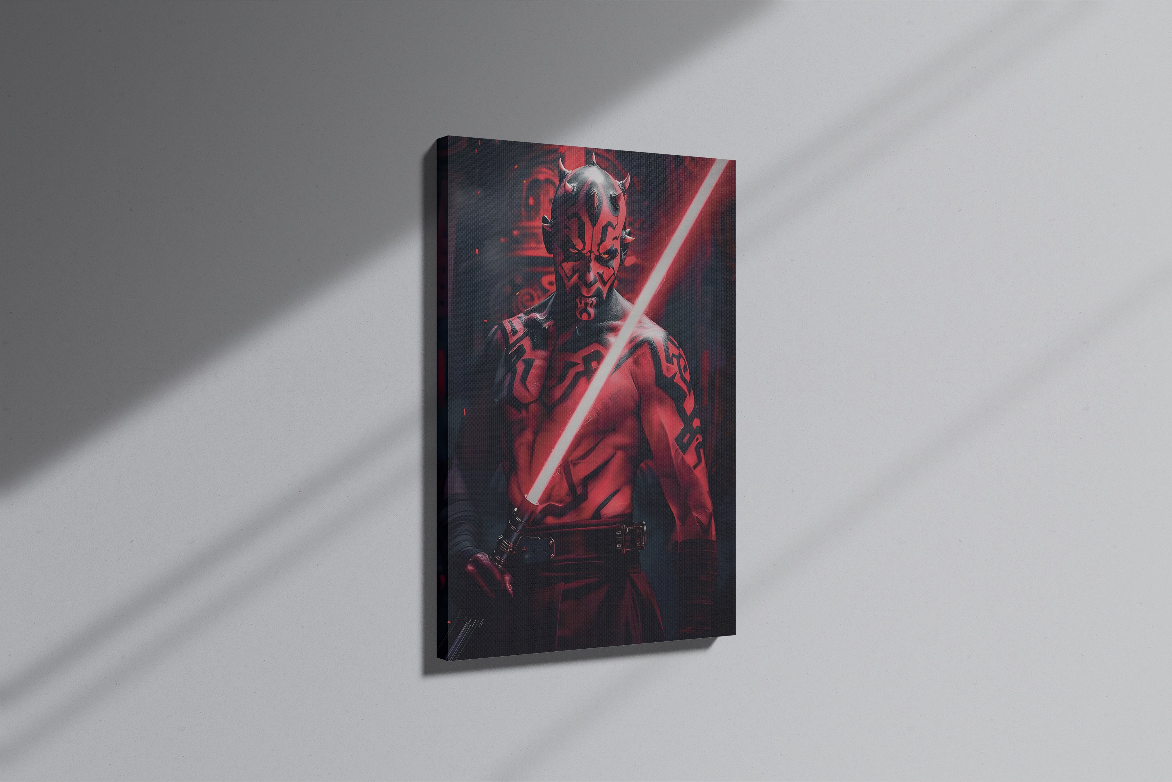 GeekCultcha Star Wars Darth Maul Premium Canvas Print