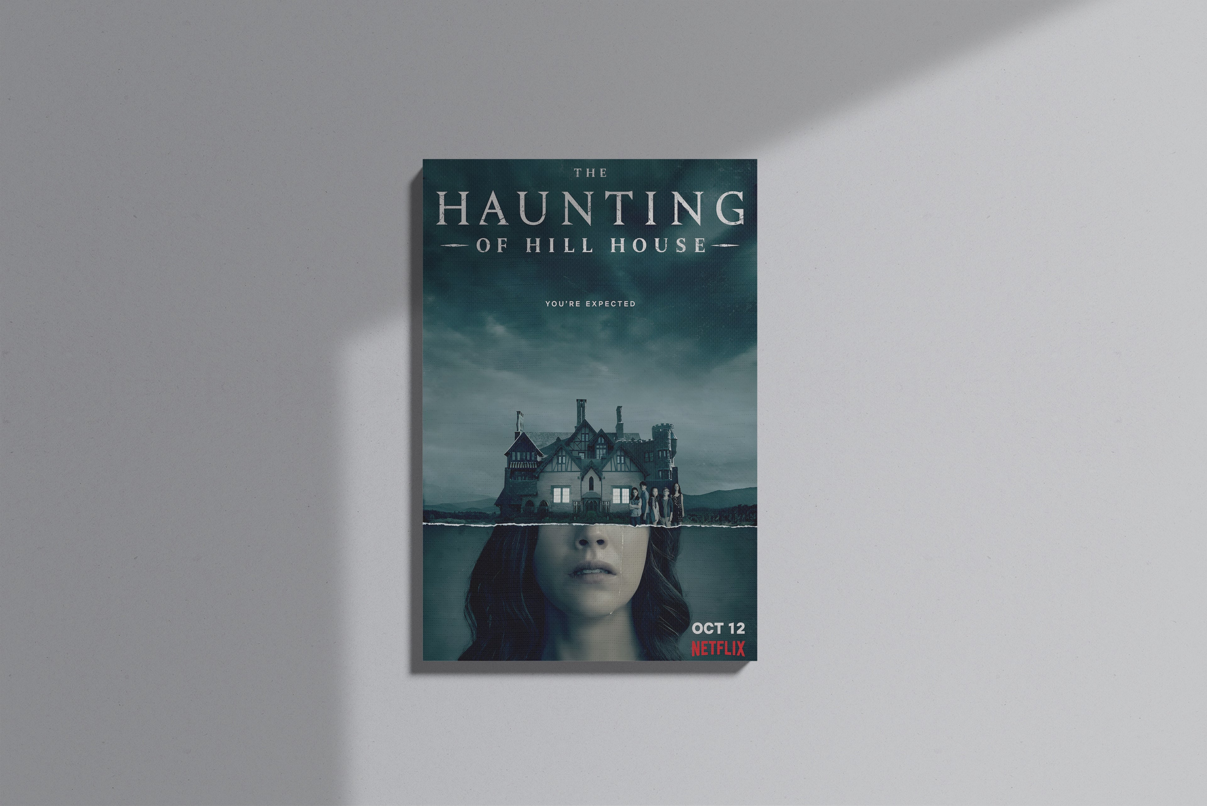 GeekCultcha The Haunting of Hill House Horror Themed Premium Canvas Painting