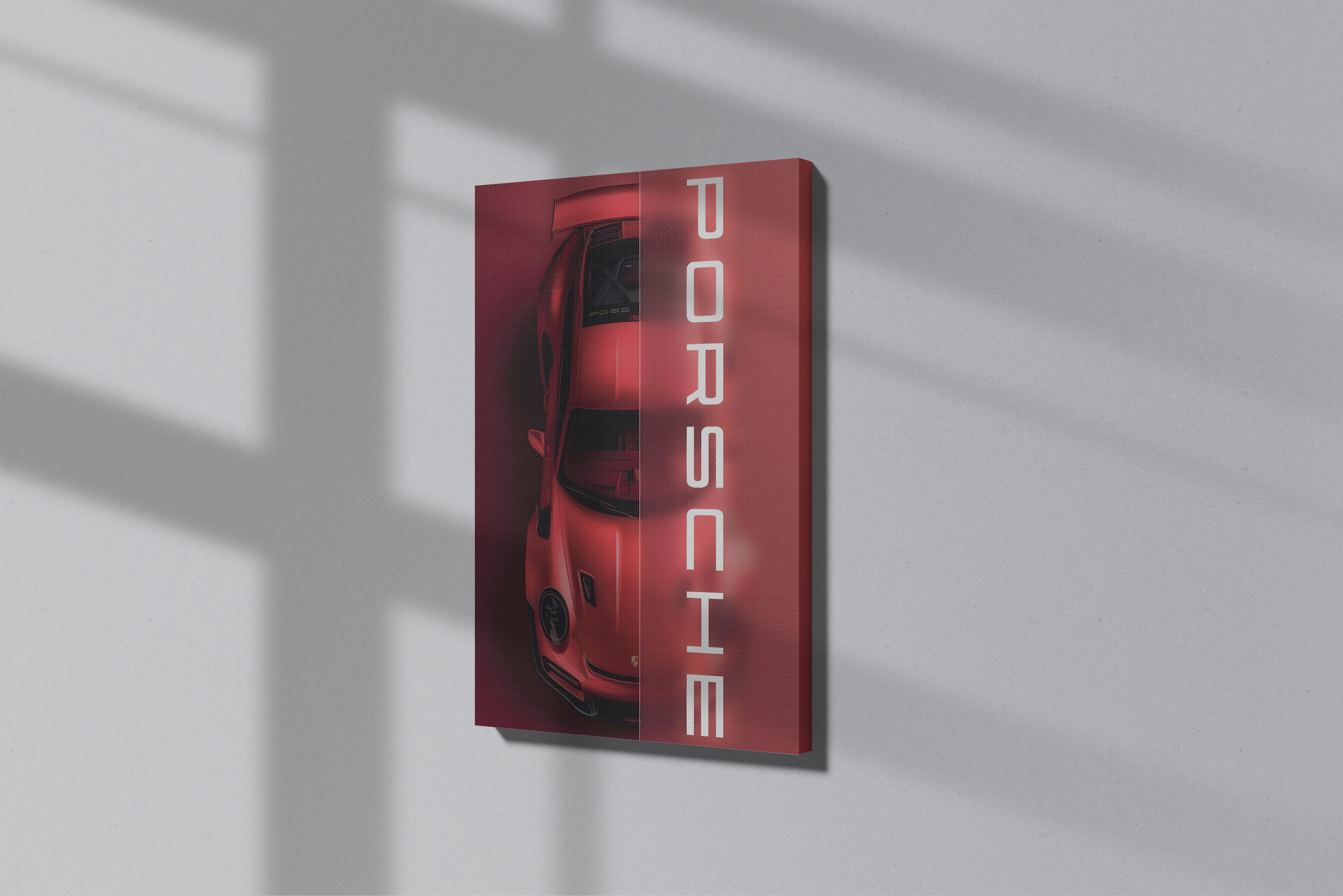 GeekCultcha Porsche Classic Sports Car Premium Canvas Print