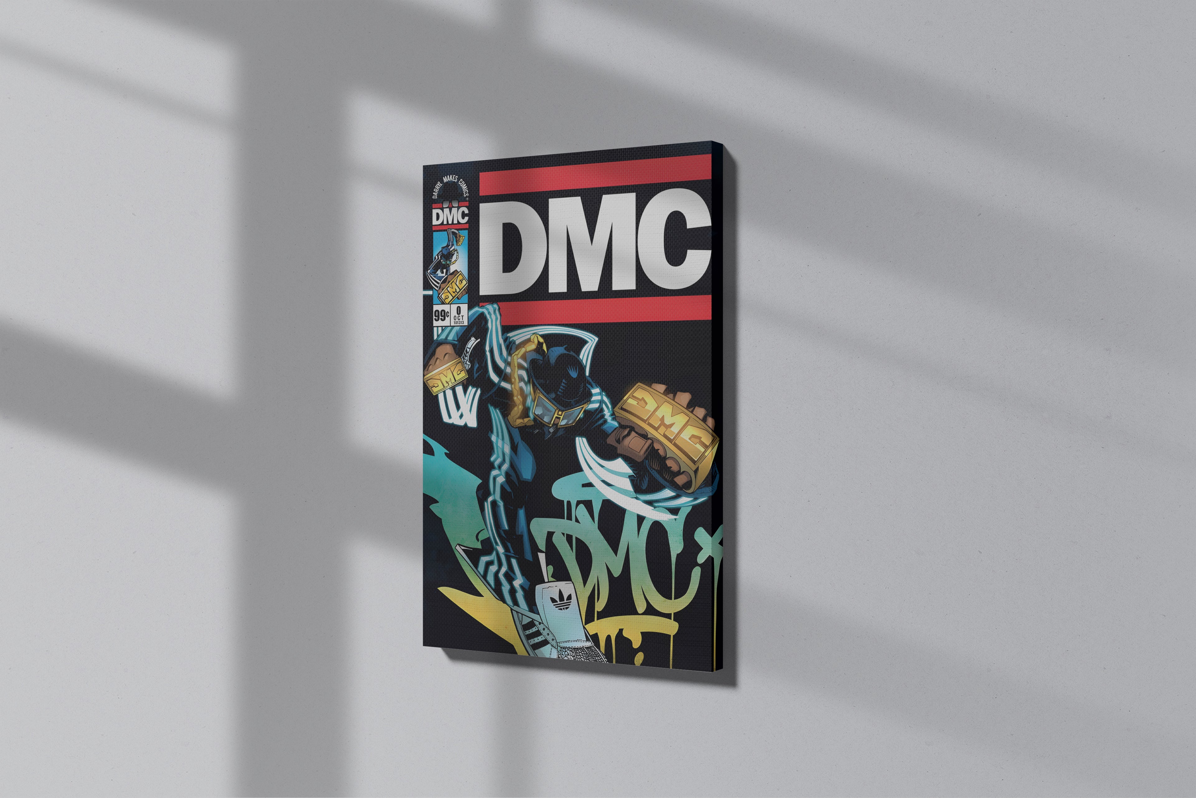 GeekCultcha DMC Comic Book Themed Premium Canvas Painting