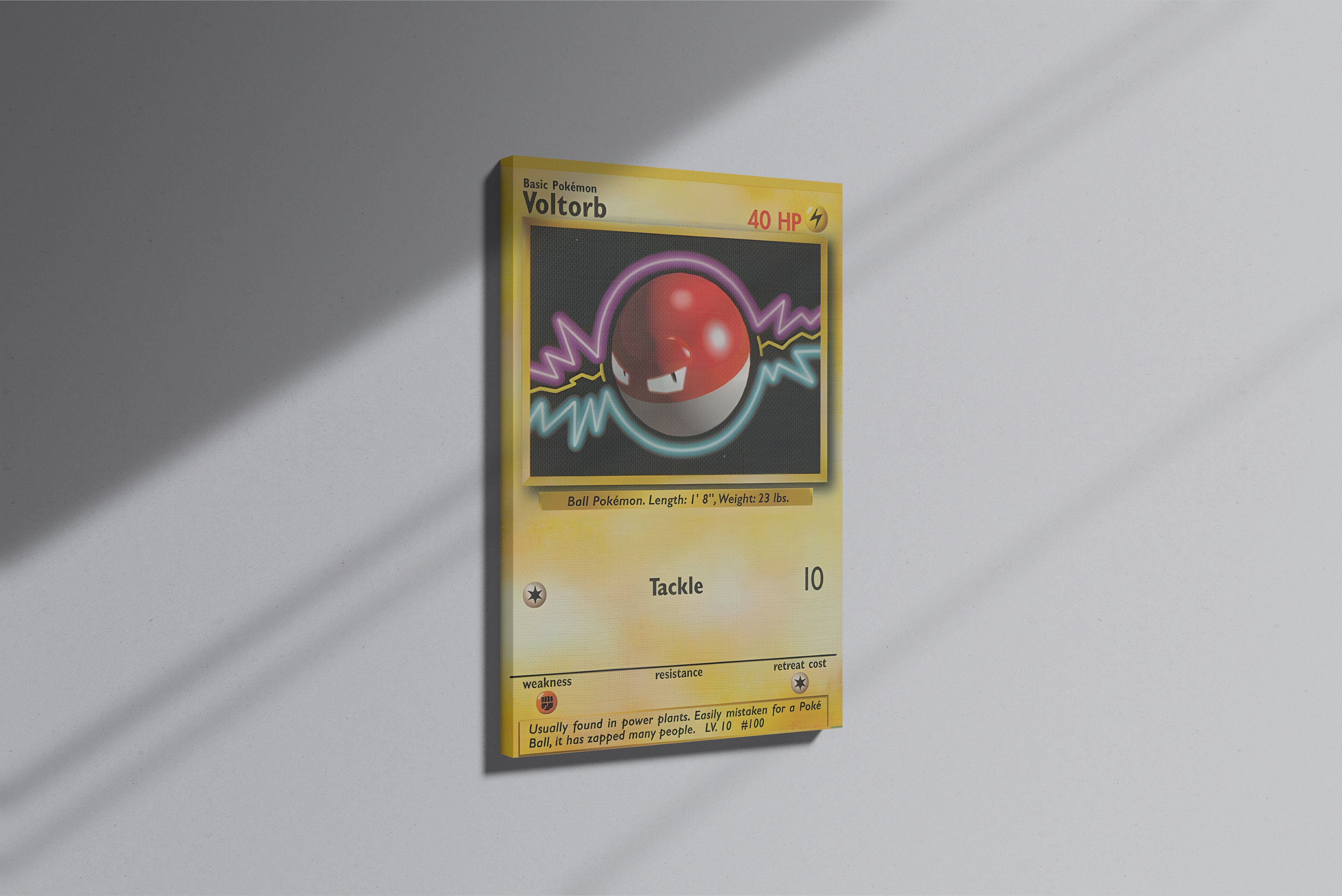 GeekCultcha Pokémon Voltorb Premium Canvas Print