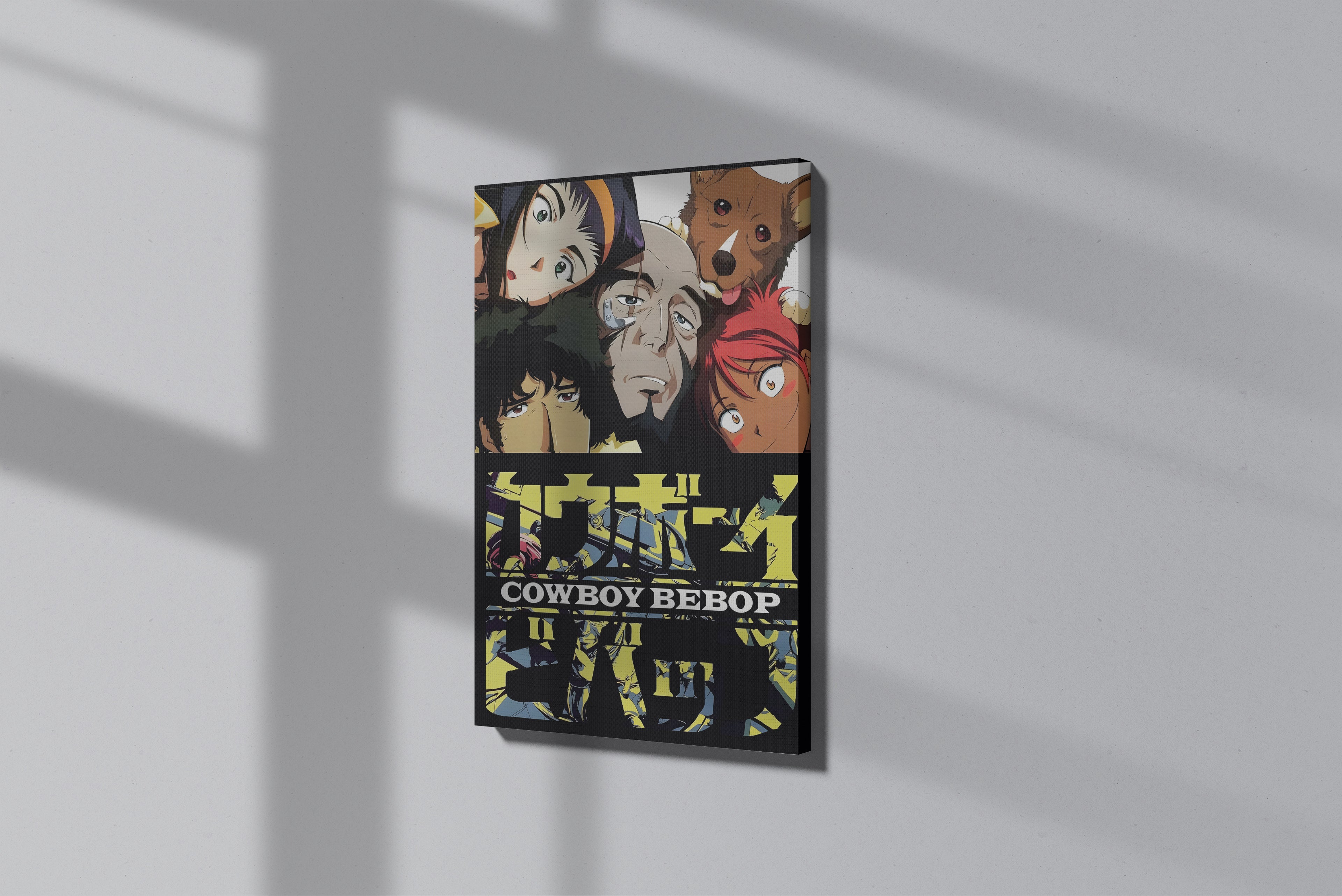 GeekCultcha Cowboy Bebop Character Themed Premium Canvas Painting