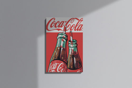 GeekCultcha Coca-Cola Themed Premium Canvas Painting