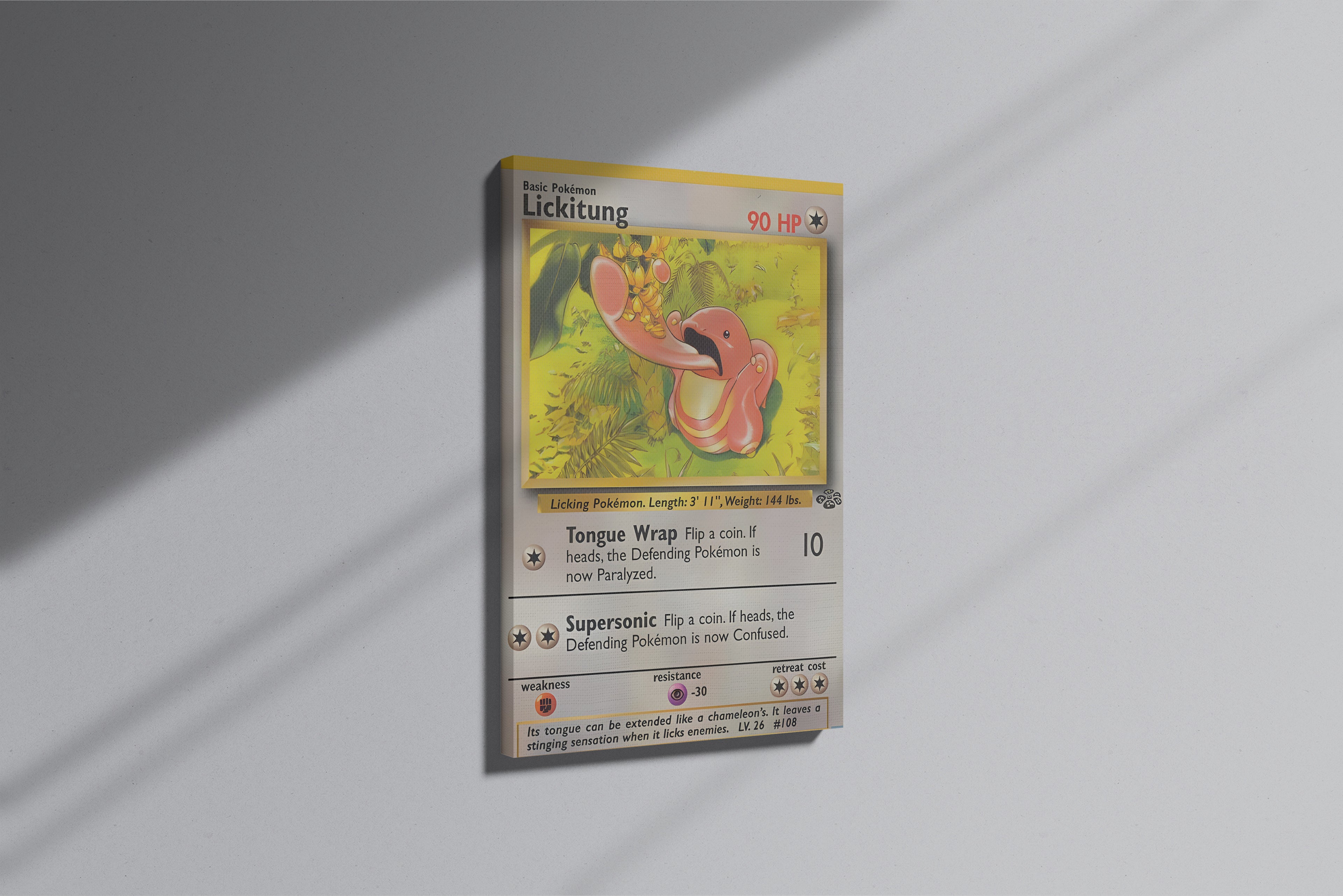 GeekCultcha Pokémon Lickitung Premium Canvas Print