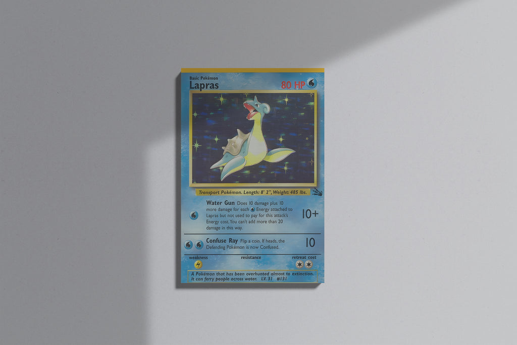 GeekCultcha Pokémon Lapras Premium Canvas Print