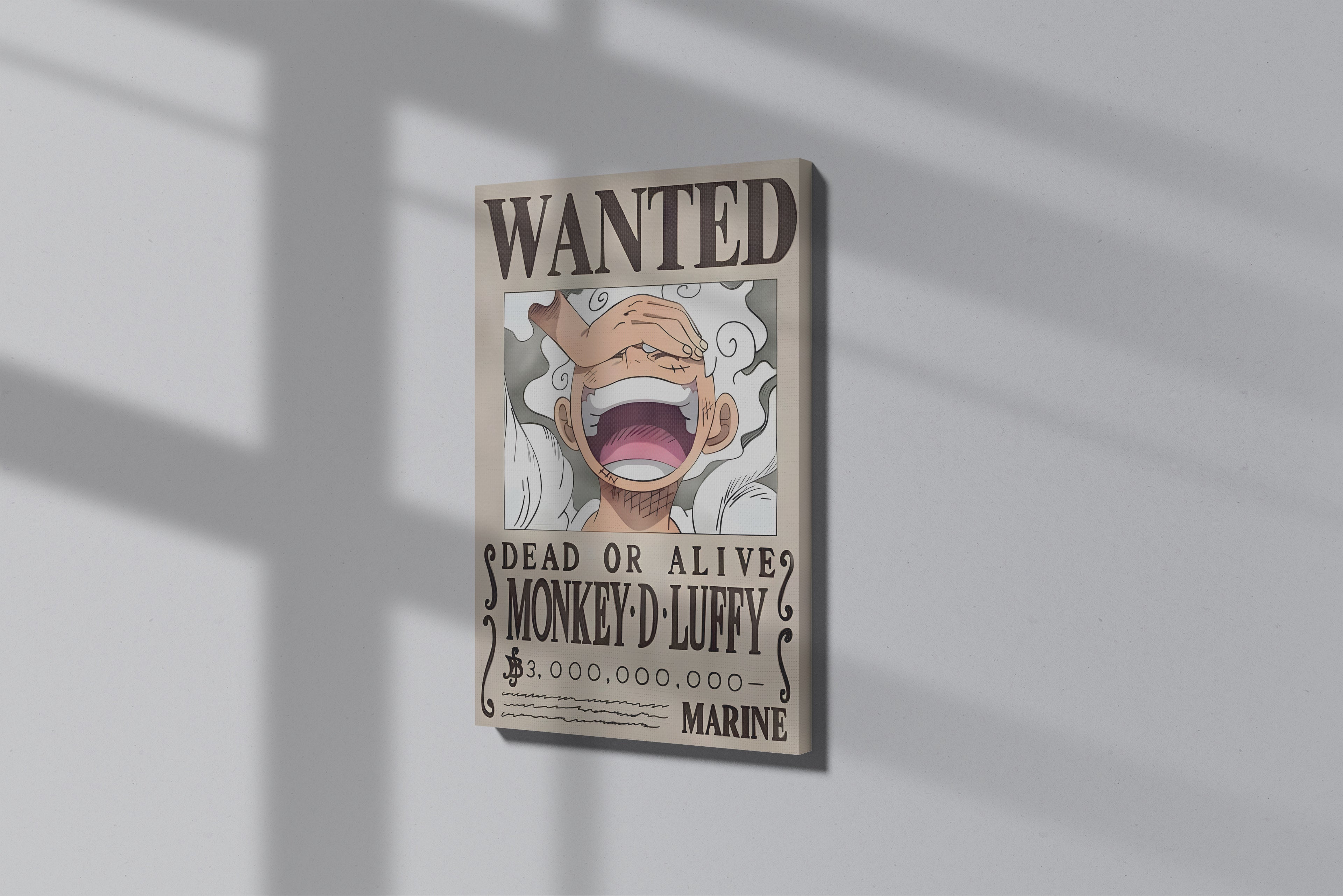GeekCultcha One Piece Monkey D. Luffy Premium Canvas Print