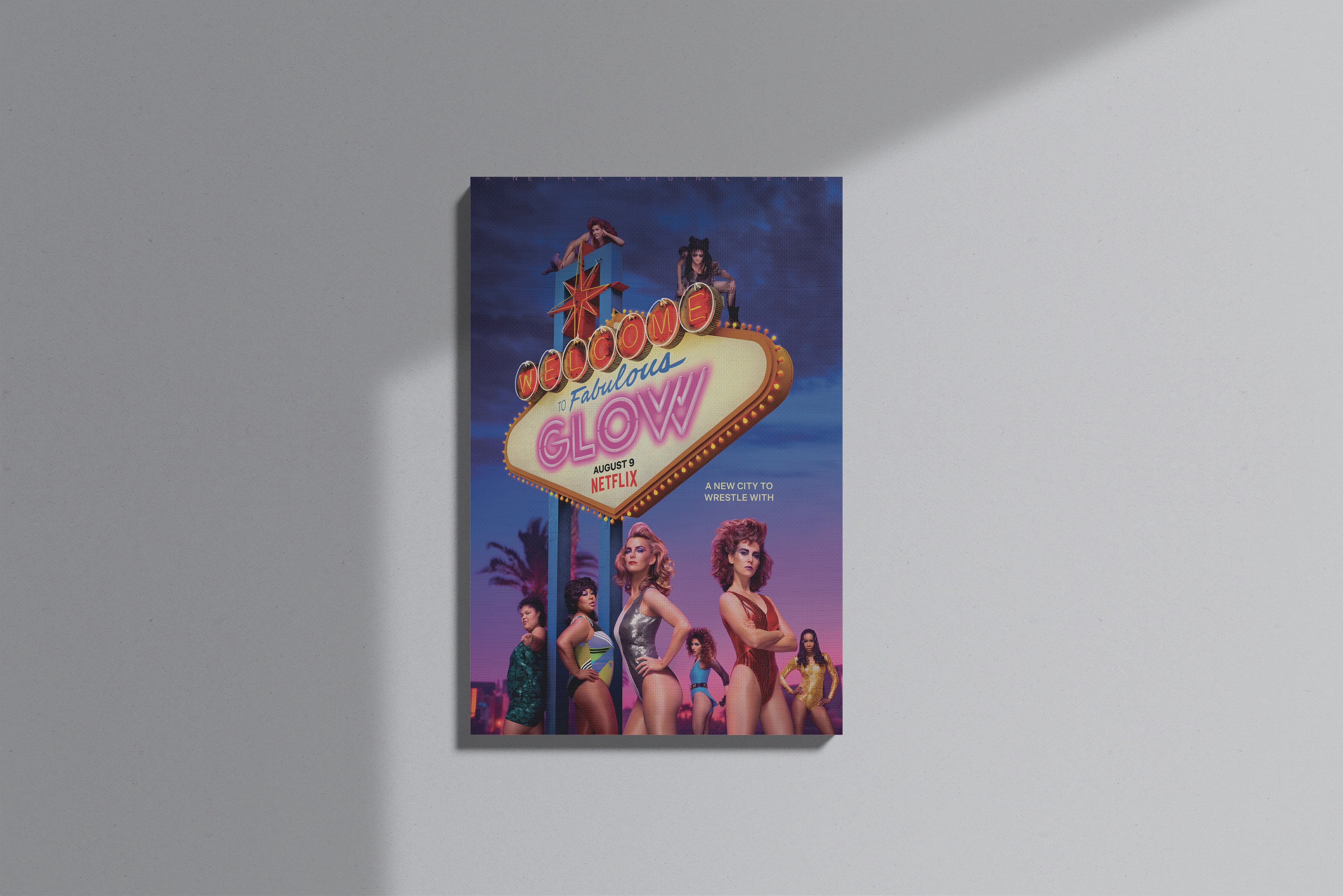 GeekCultcha Netflix GLOW Premium Canvas Print