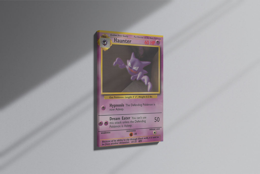 GeekCultcha Pokémon Haunter Premium Canvas Print