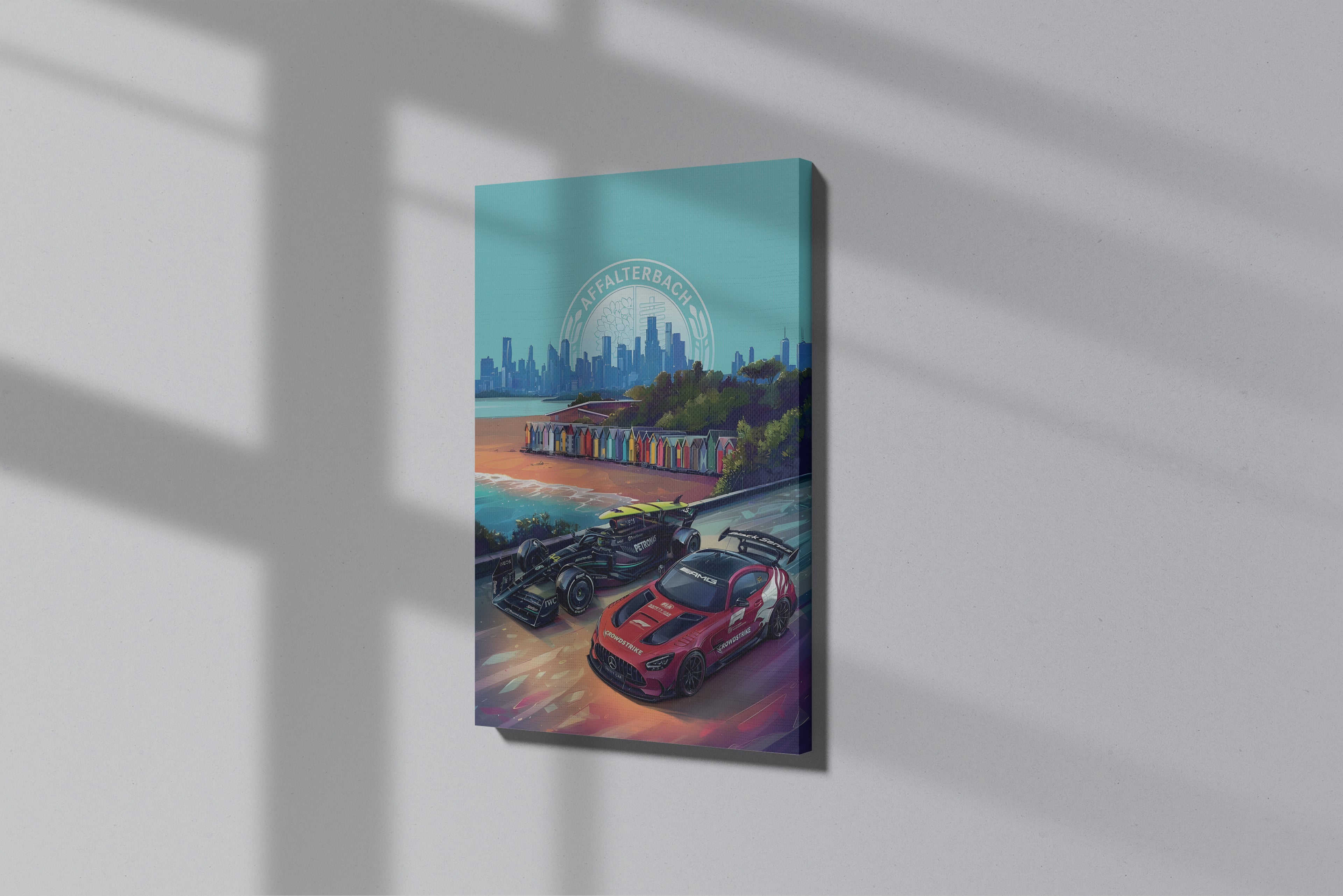 GeekCultcha Mercedes Amg Petronas Formula 1 Premium Canvas Print