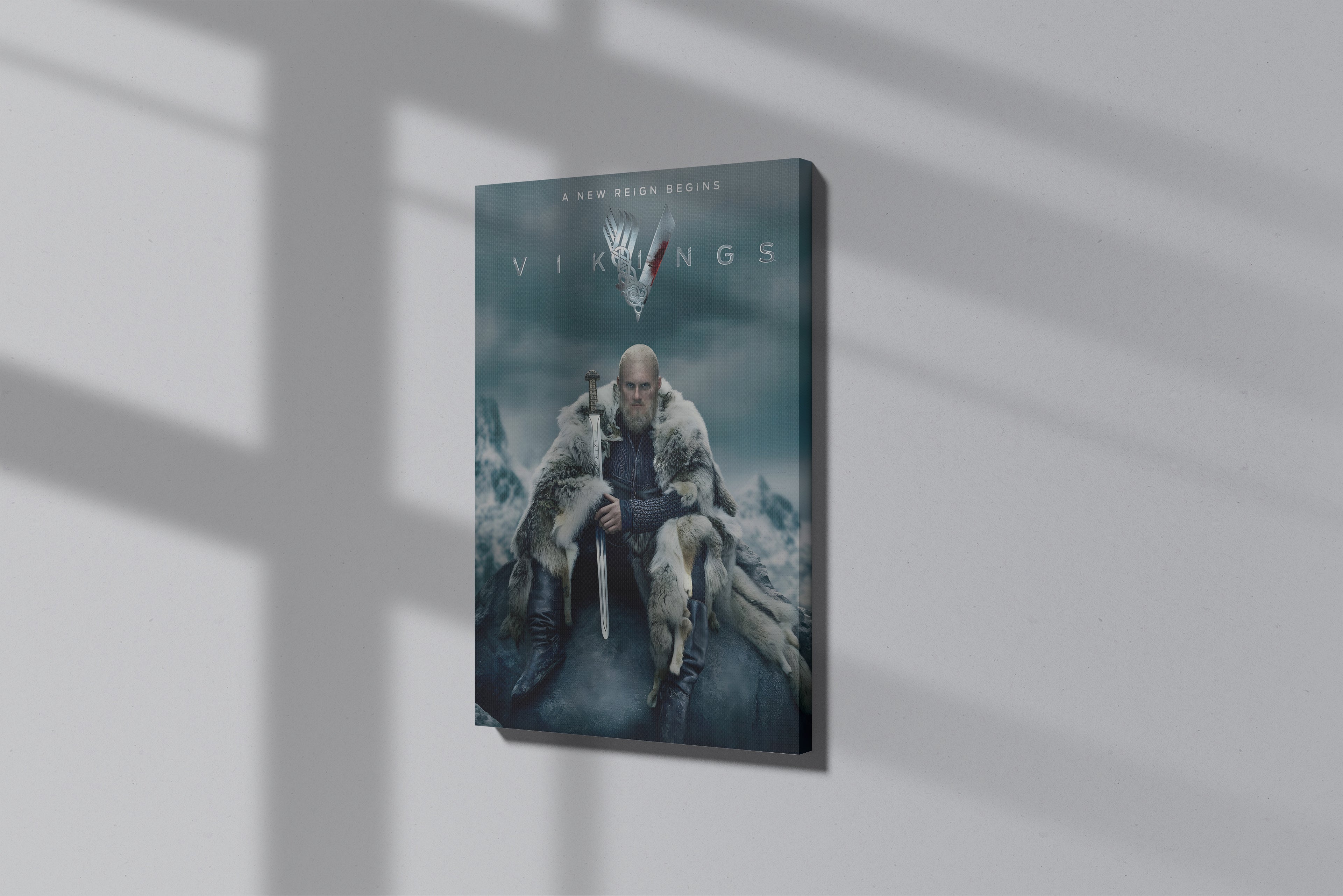 GeekCultcha Vikings Bjorn Premium Canvas Print