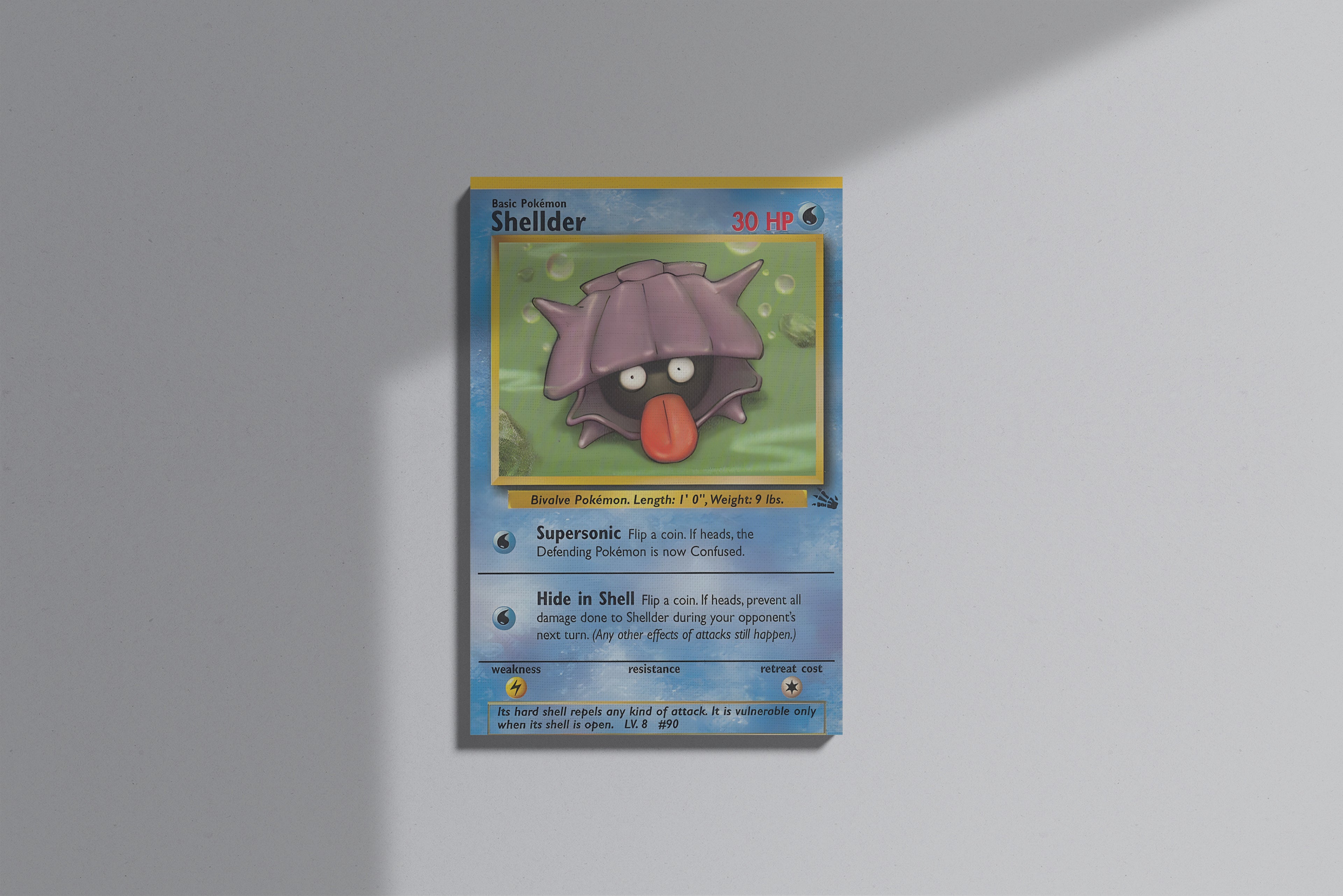 GeekCultcha Pokémon Shellder Premium Canvas Print