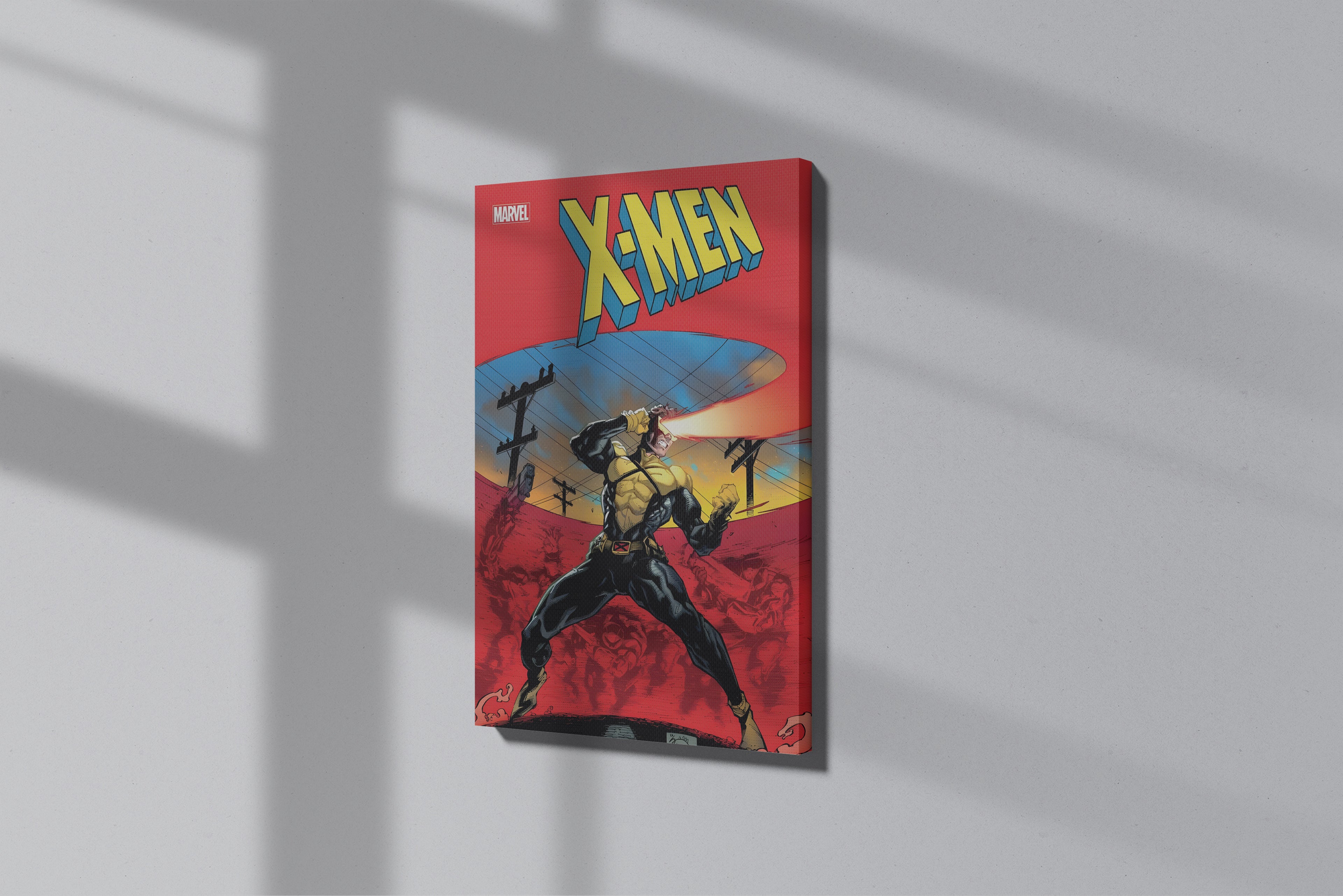 GeekCultcha X-Men Cyclops Premium Canvas Print