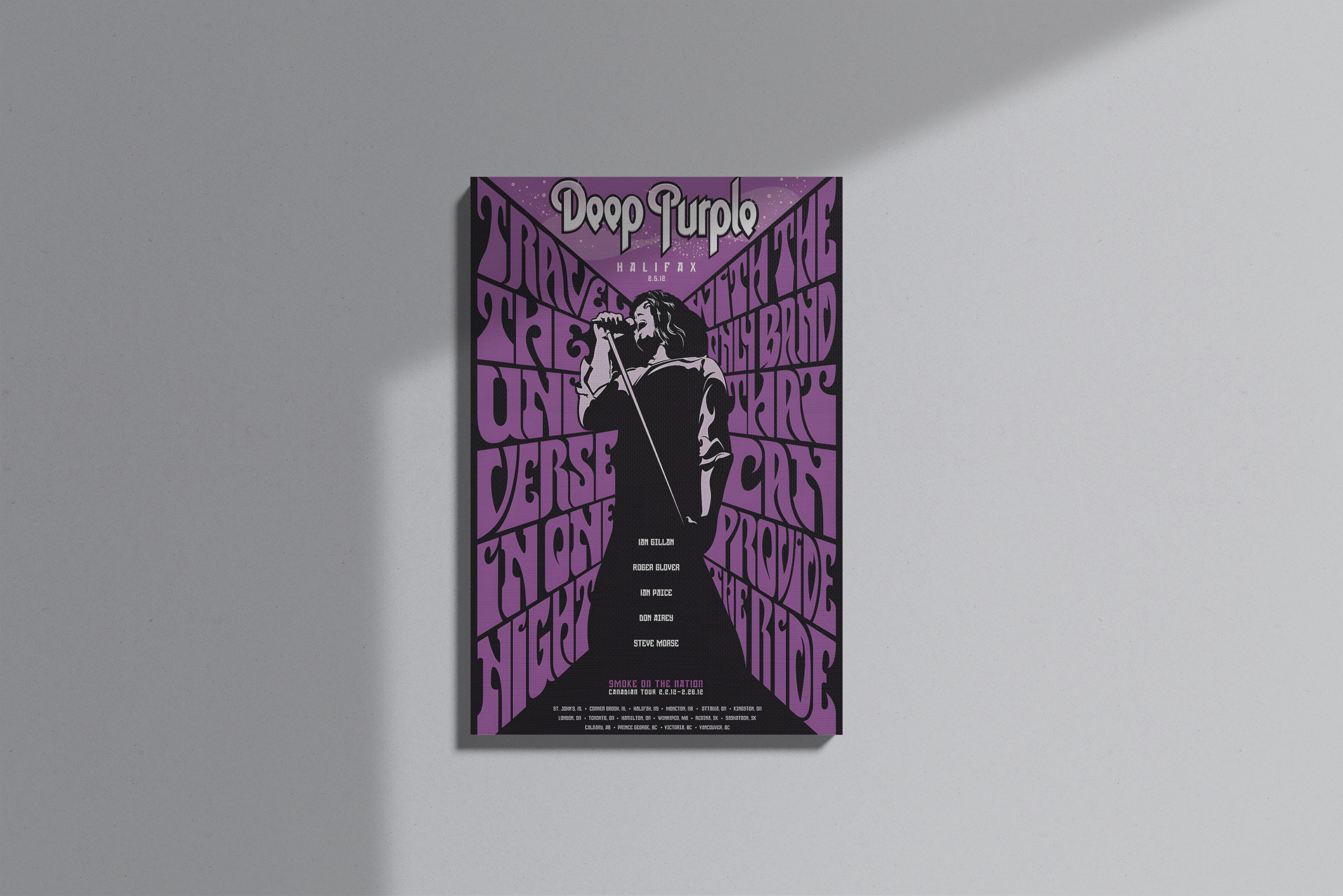 GeekCultcha Deep Purple Canvas Print