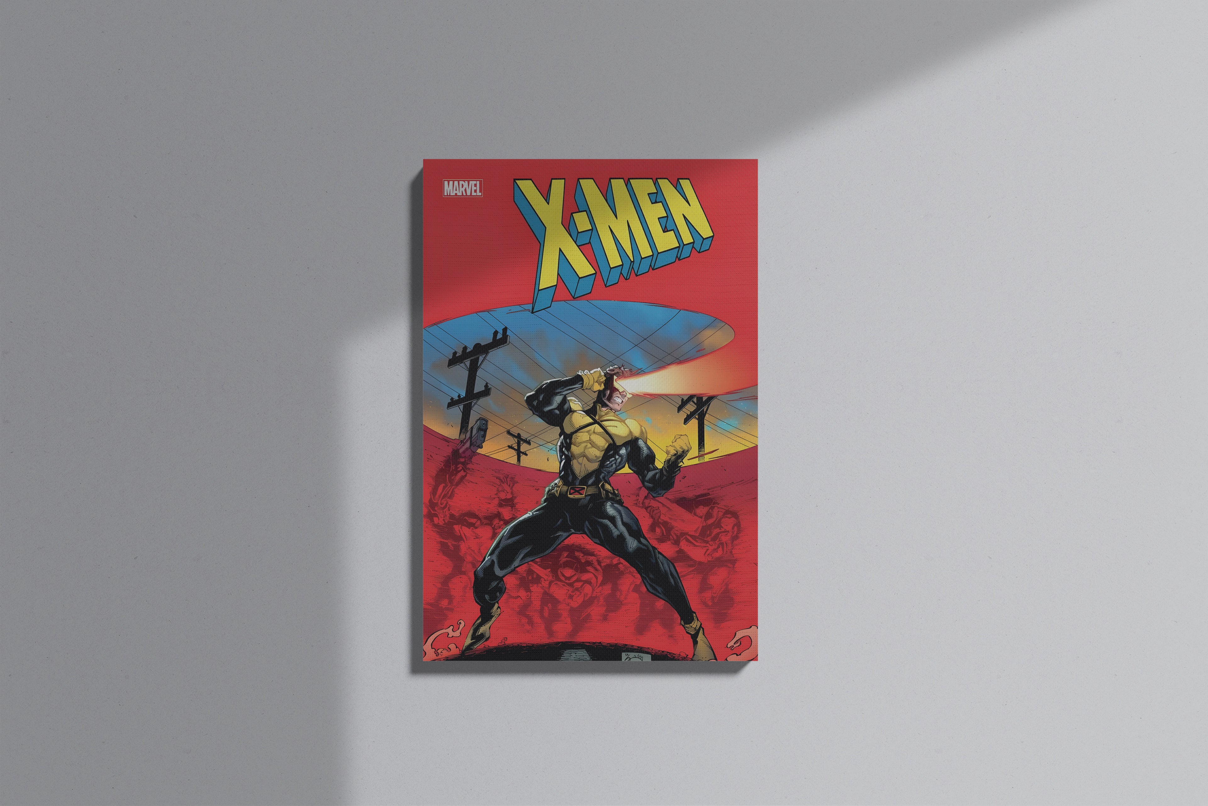 GeekCultcha X-Men Cyclops Premium Canvas Print