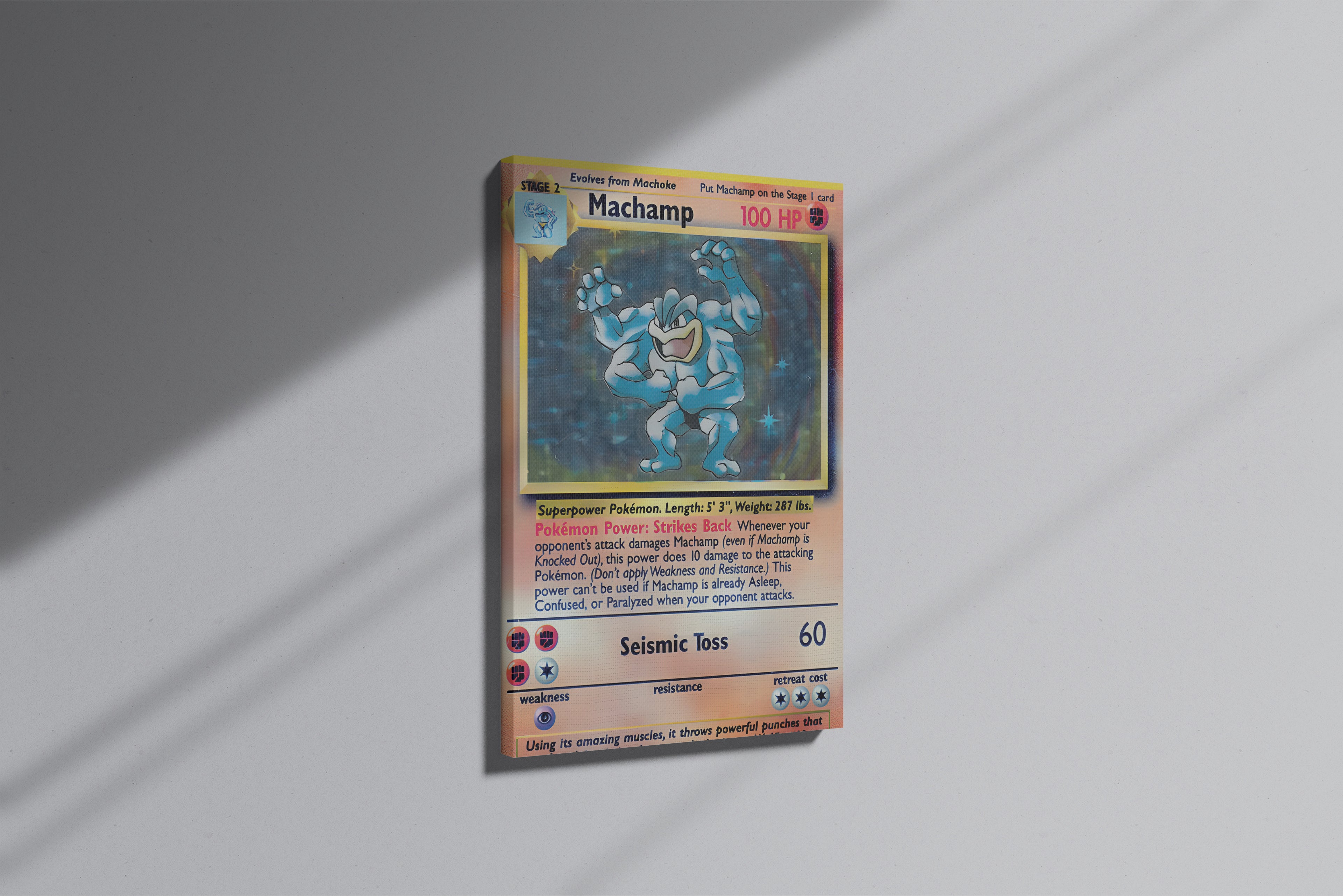 GeekCultcha Pokémon Machamp Premium Canvas Print