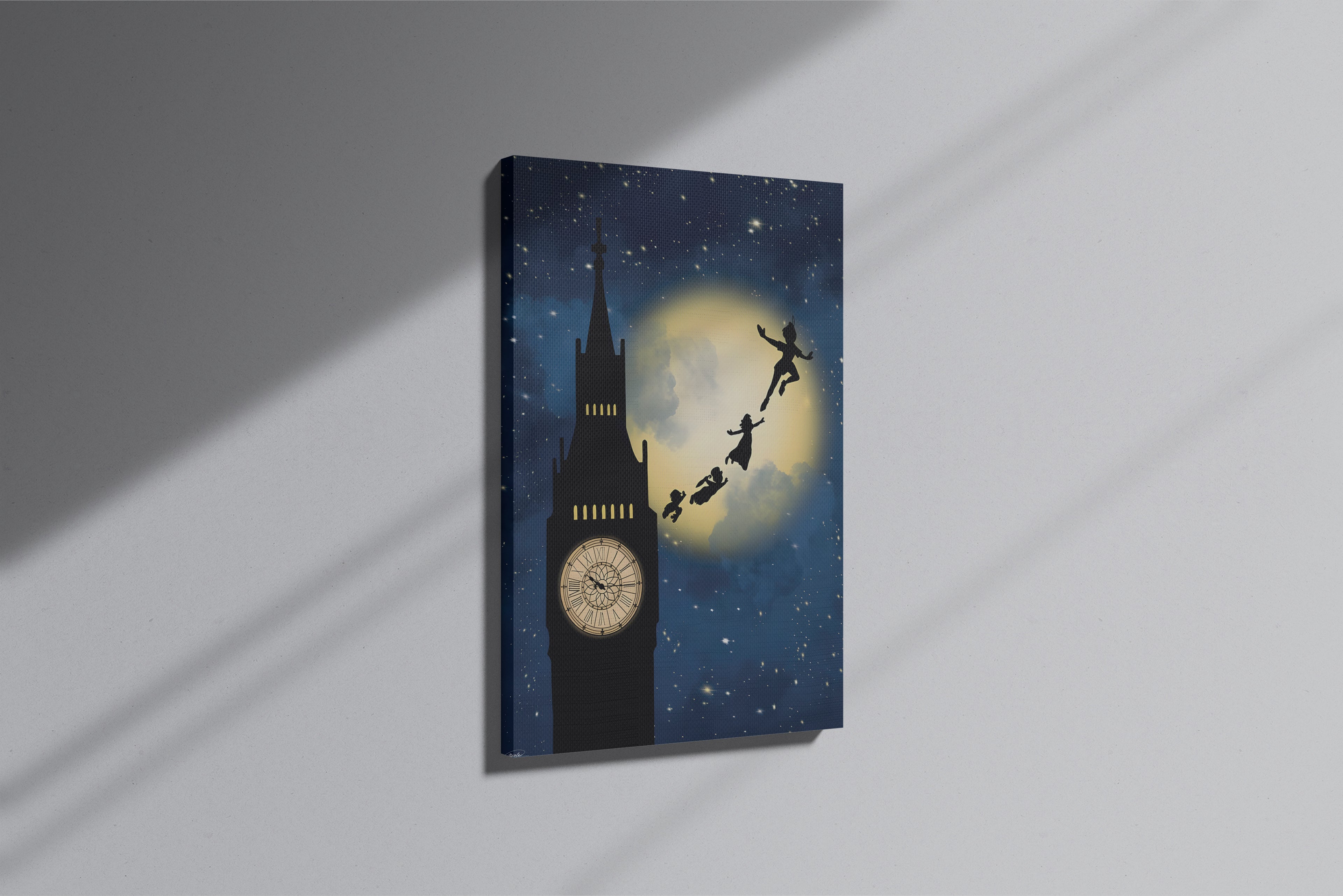 GeekCultcha Disney Peter Pan Themed Premium Canvas Painting