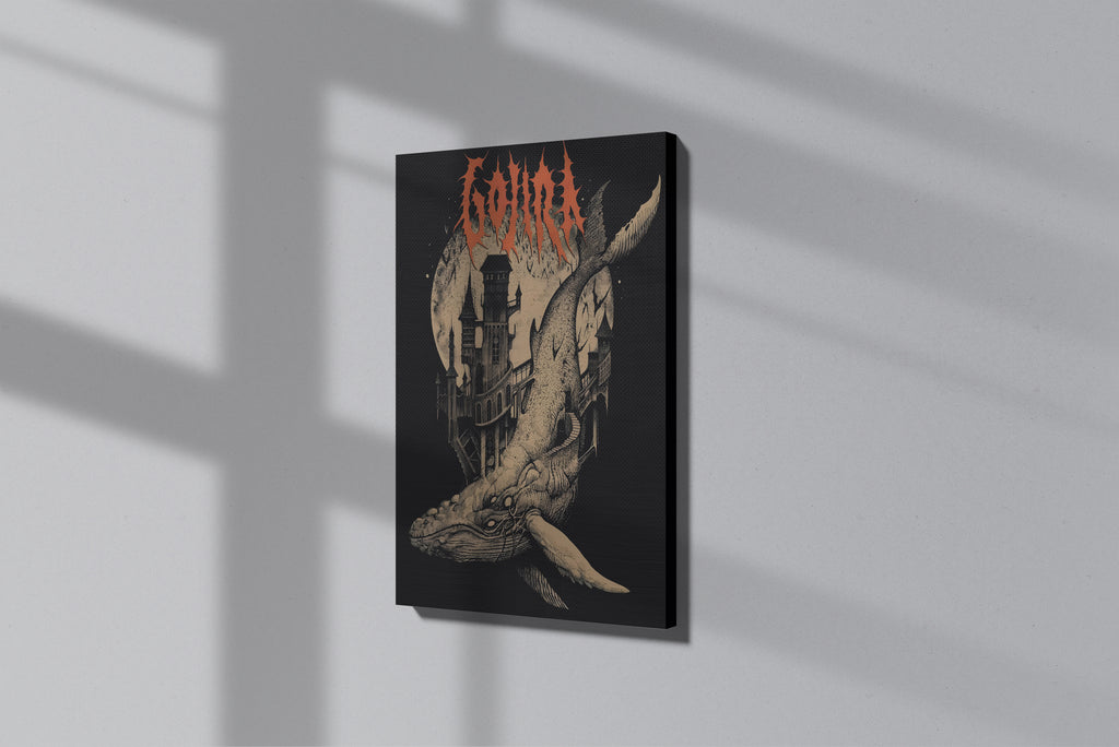 GeekCultcha Gojira Art Design Premium Canvas Painting