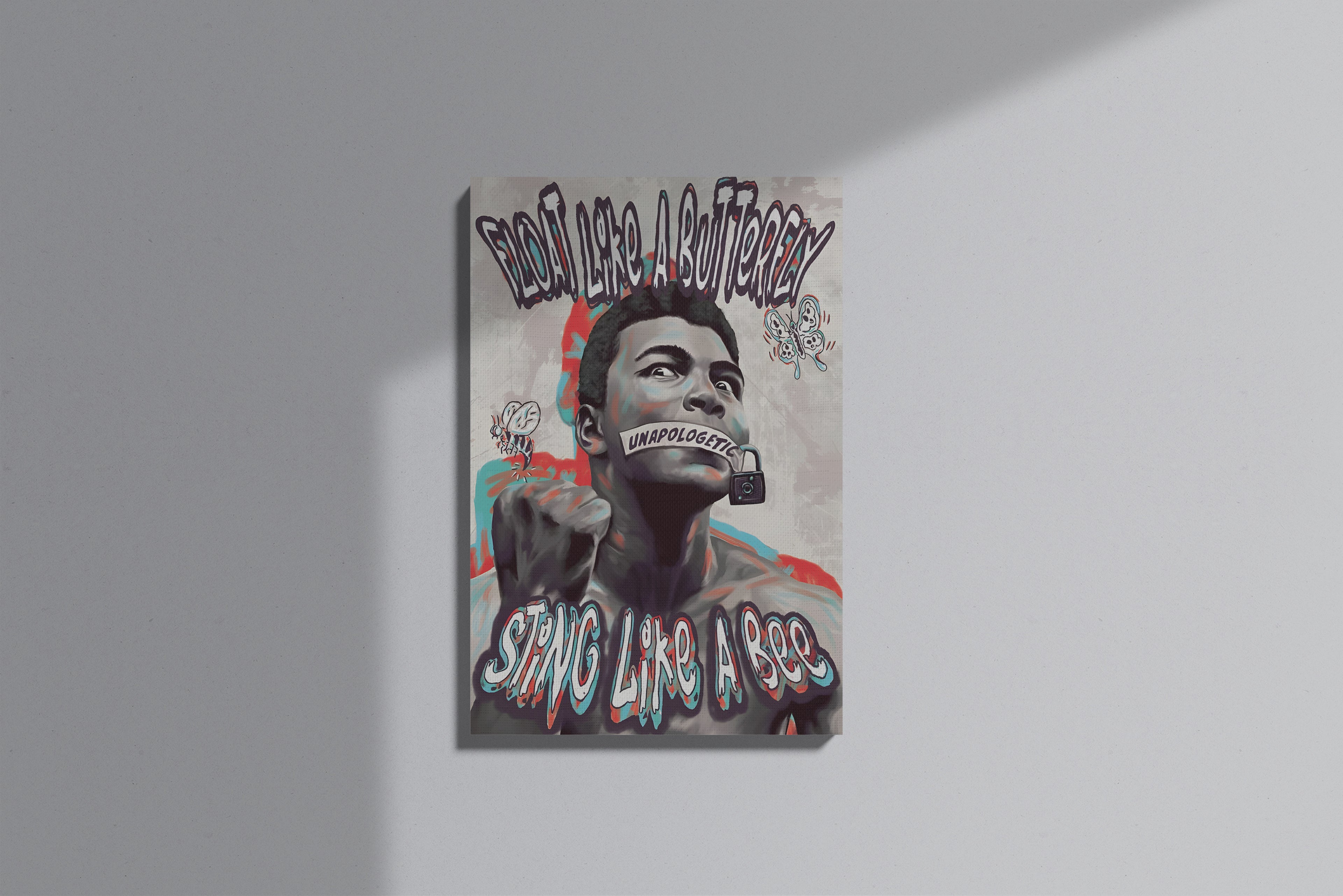 GeekCultcha Unapologetic Muhammad Ali Premium Canvas Print