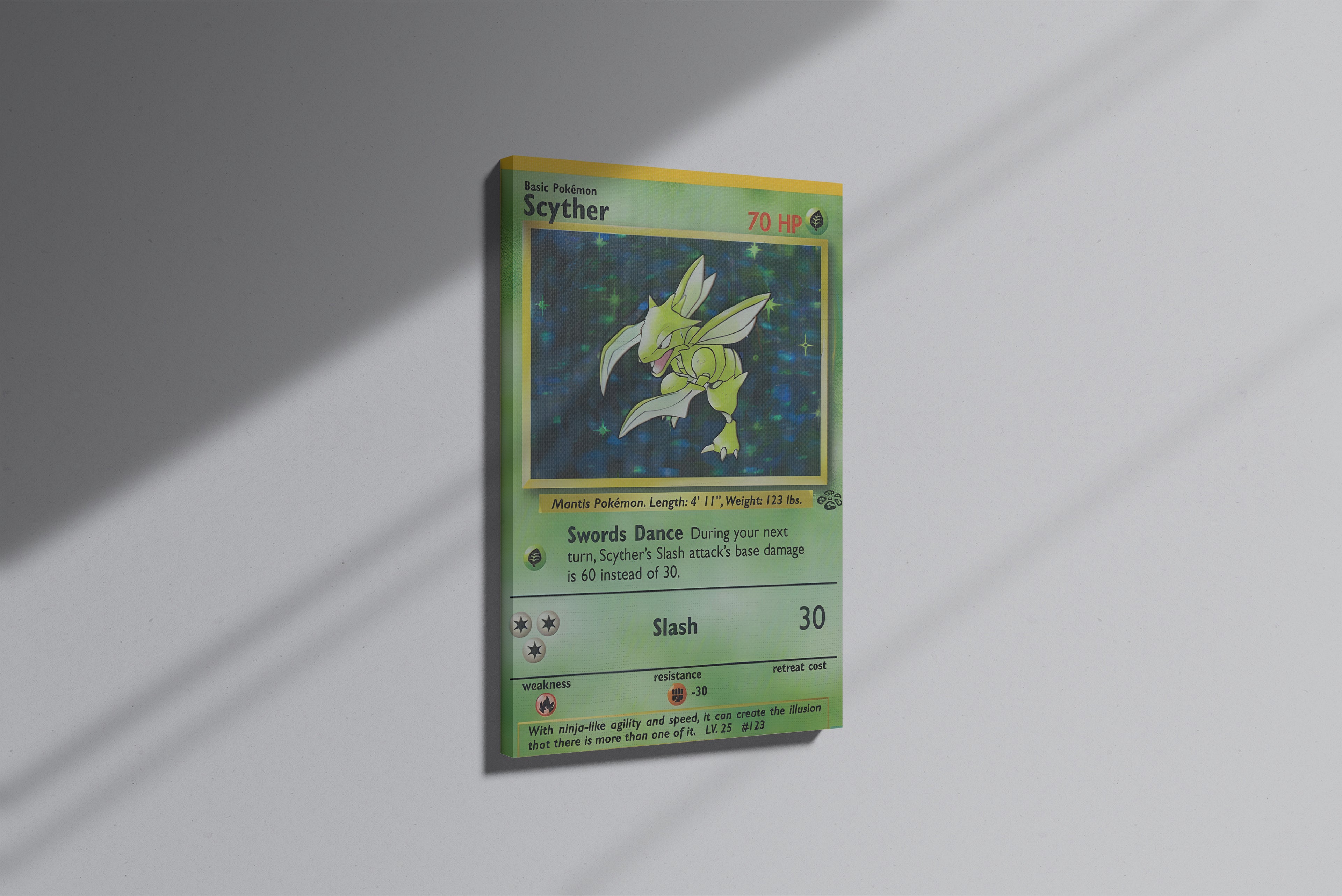 GeekCultcha Pokémon Scyther Premium Canvas Print