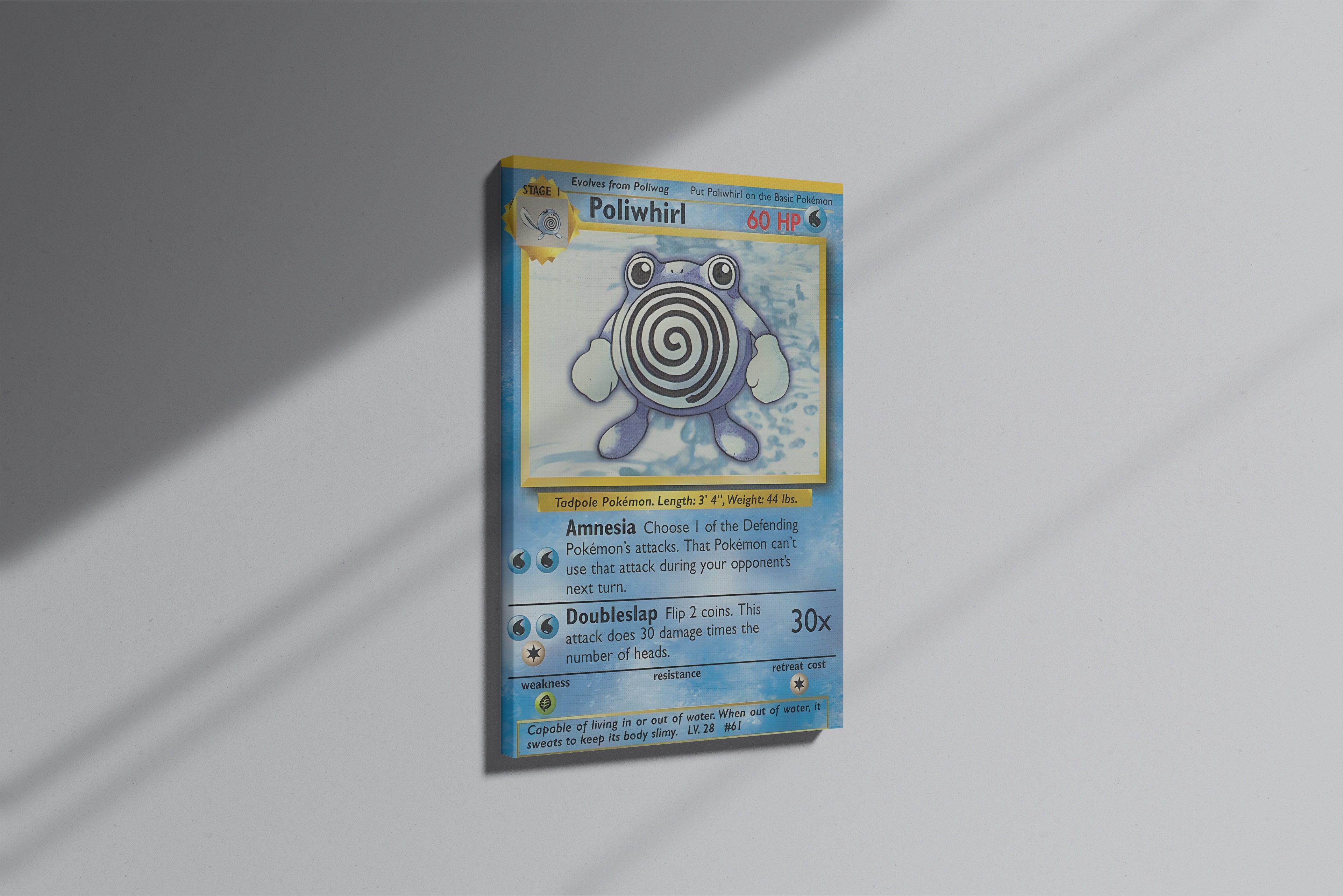 GeekCultcha Pokémon Poliwhirl Premium Canvas Print