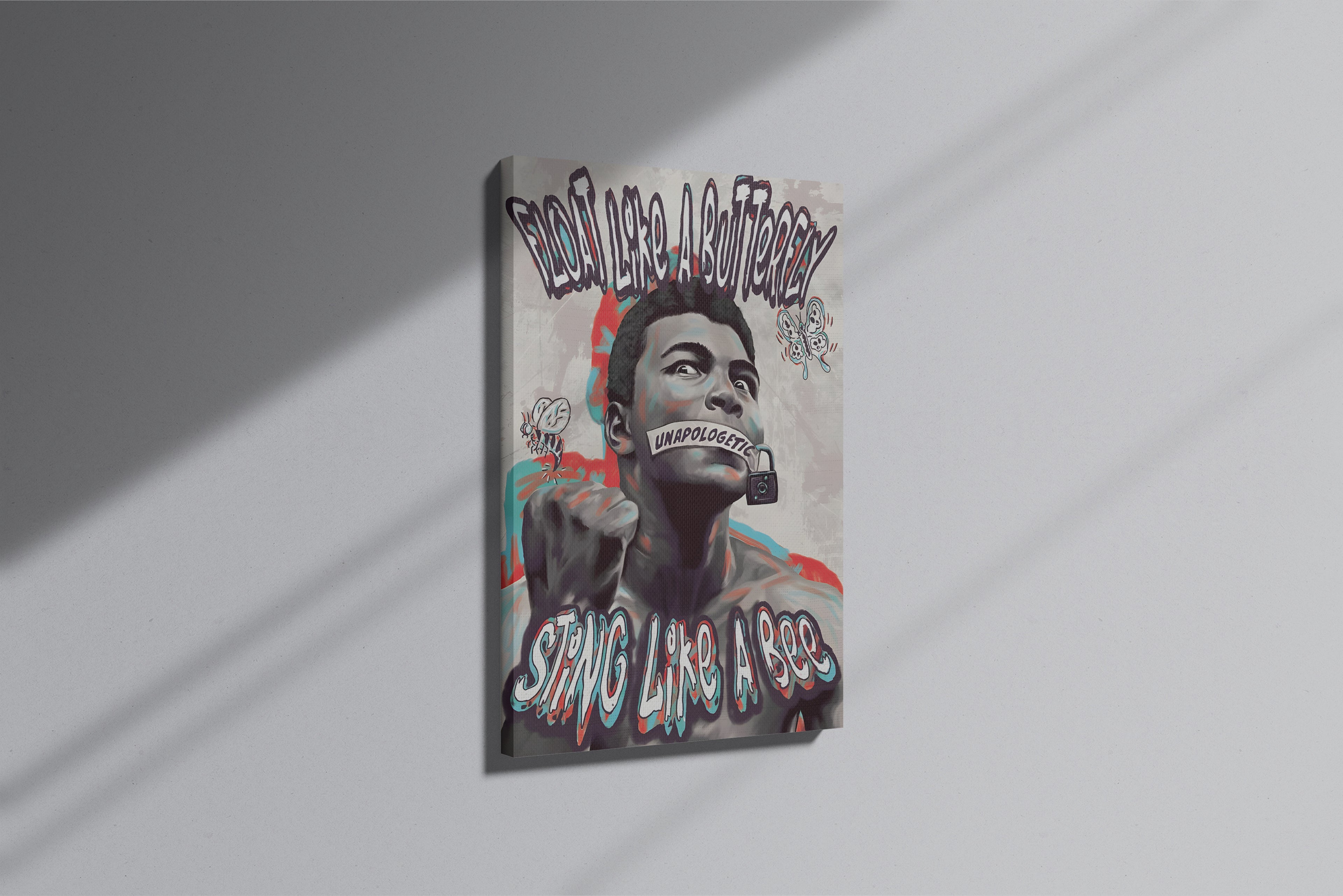 GeekCultcha Unapologetic Muhammad Ali Premium Canvas Print