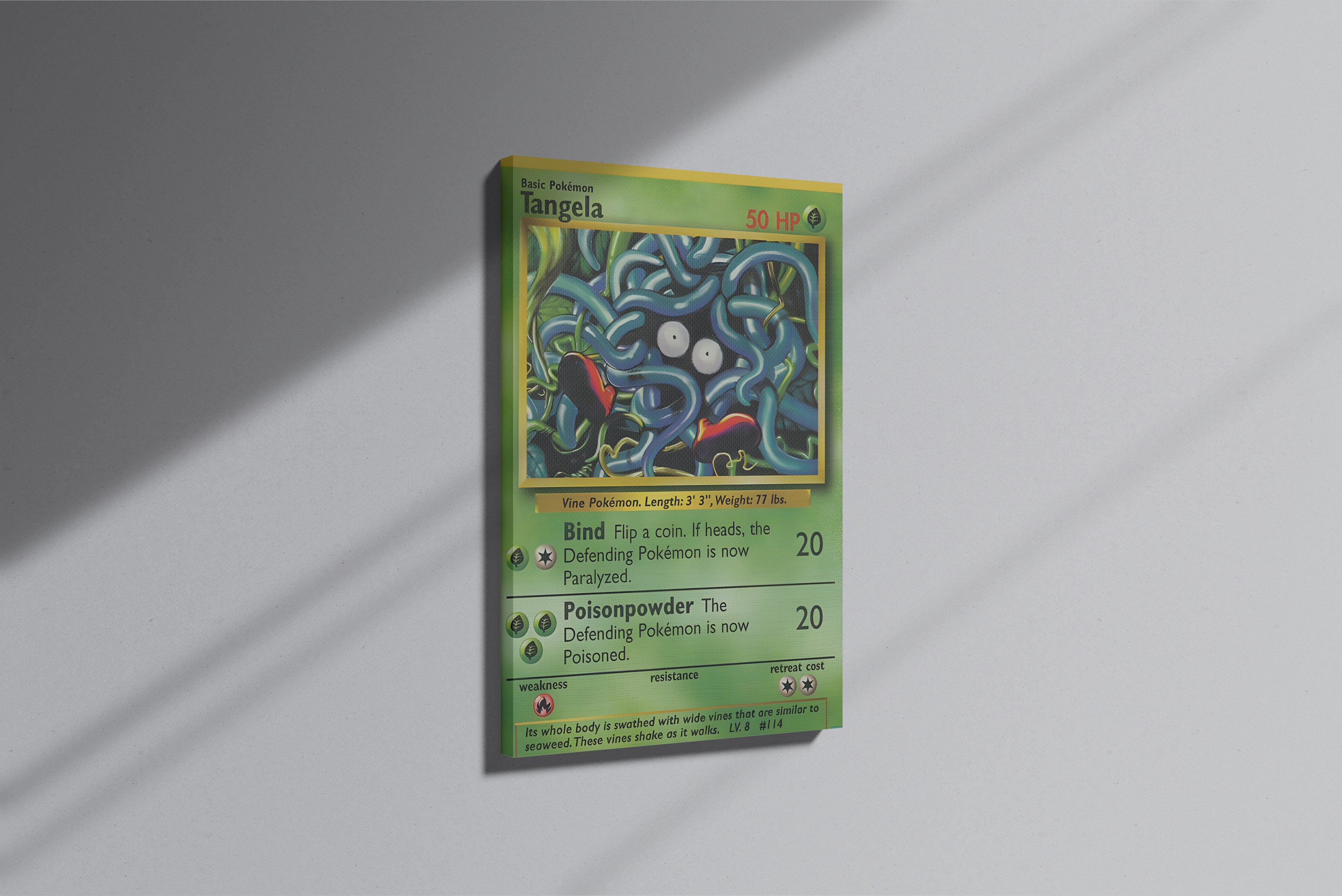 GeekCultcha Pokémon Tangela Premium Canvas Print