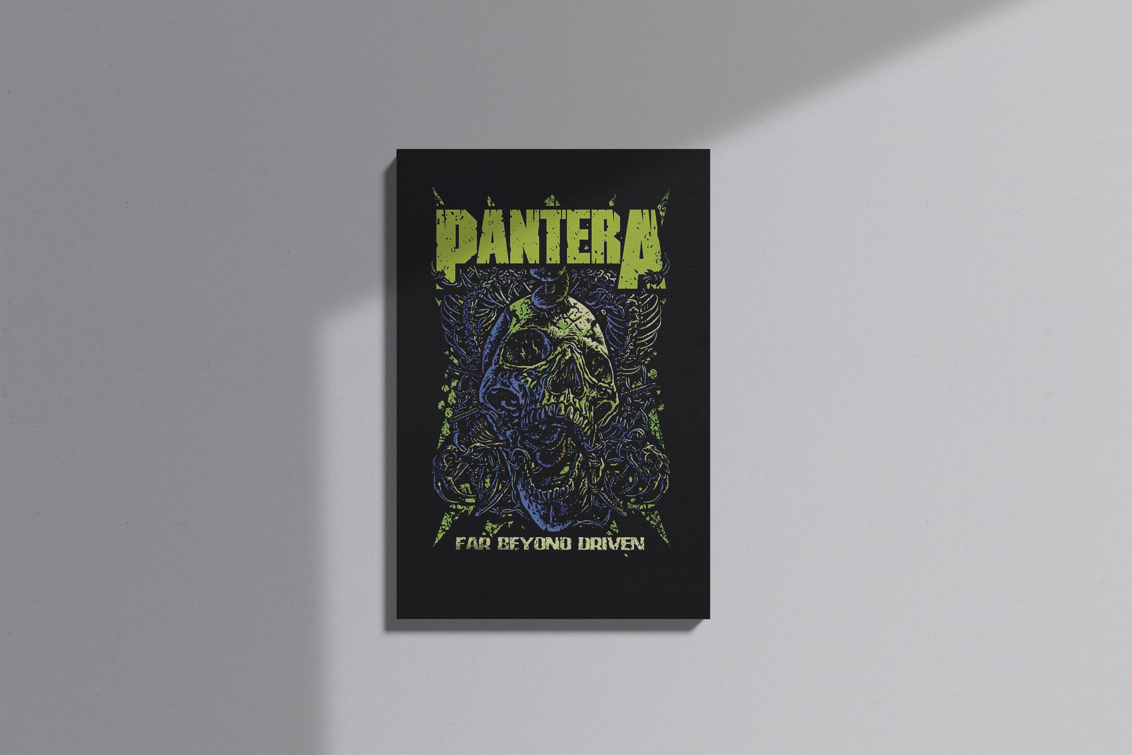 GeekCultcha Pantera Far Beyond Driven Themed Premium Canvas Painting