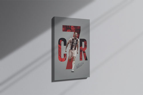 GeekCultcha Cristiano Ronaldo Juventus Premium Canvas Print