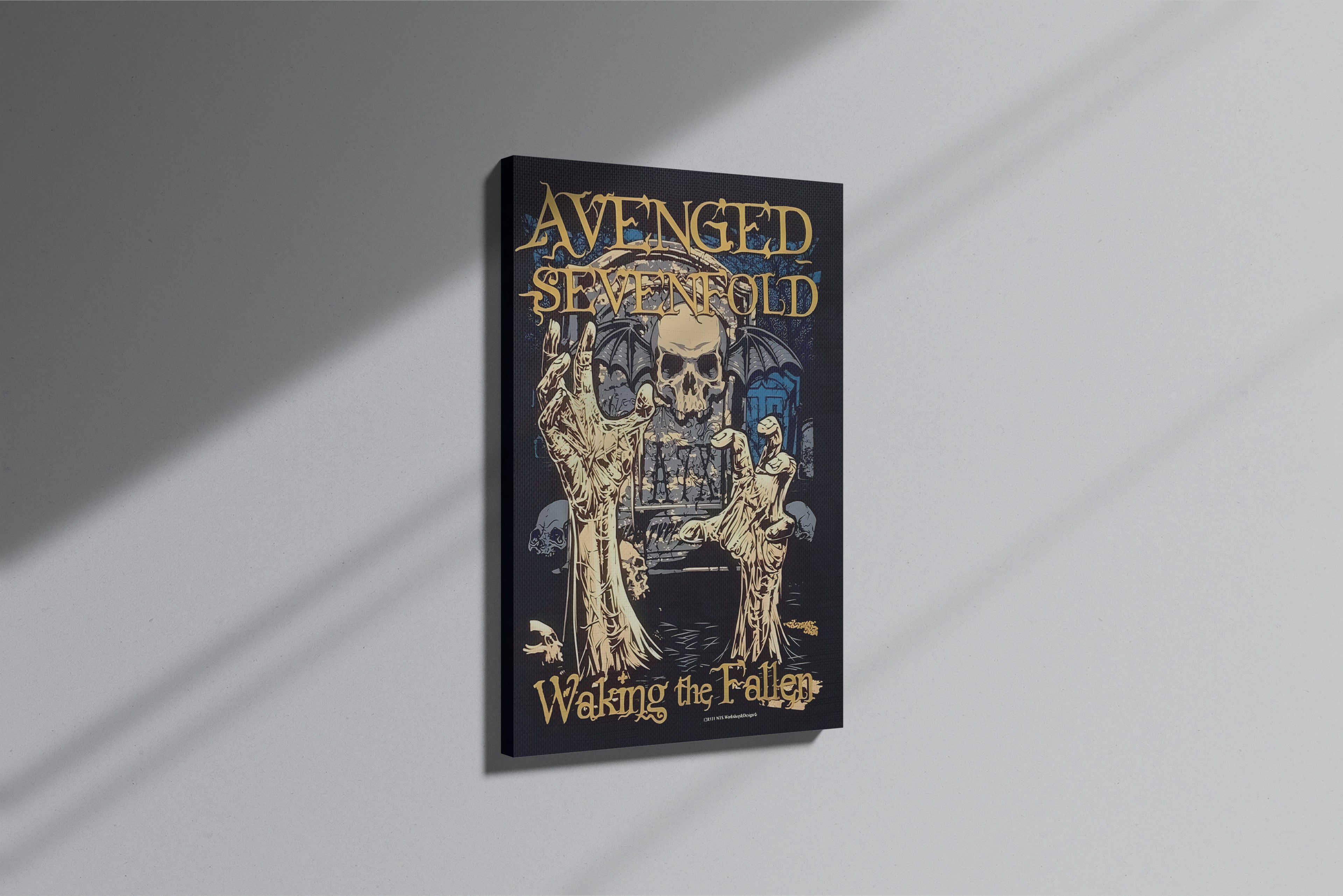 GeekCultcha Avenged Sevenfold Waking the Fallen Premium Canvas Print