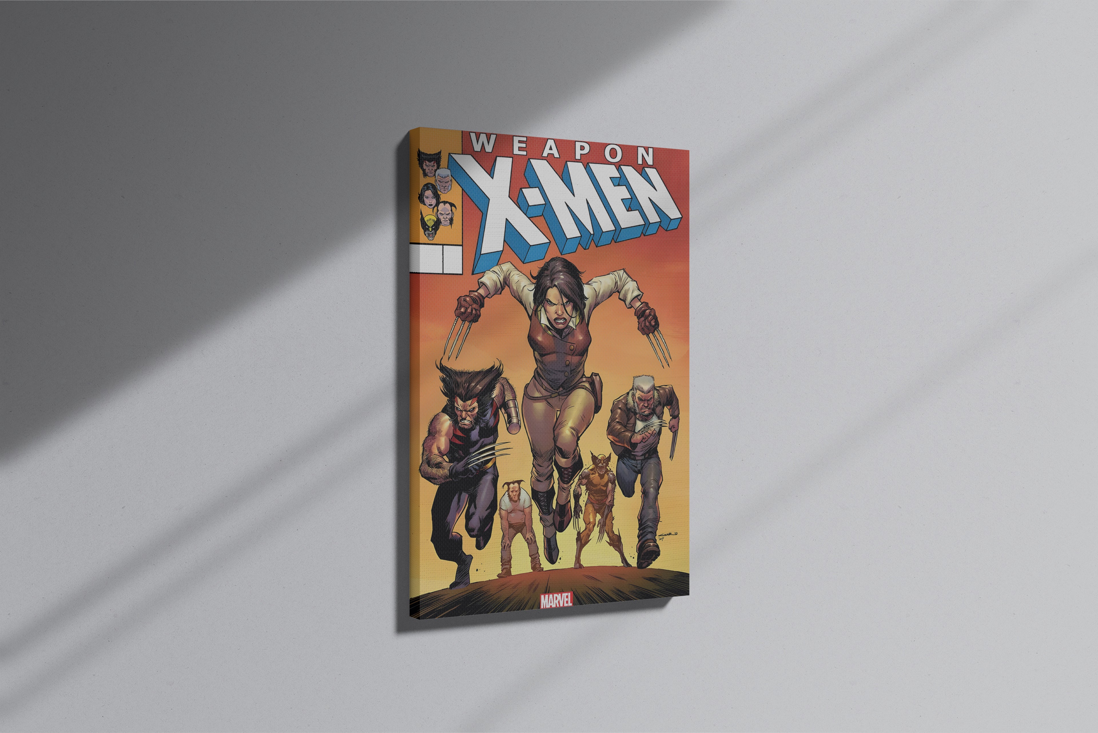 GeekCultcha Marvel X-Men Weapon X Premium Canvas Print