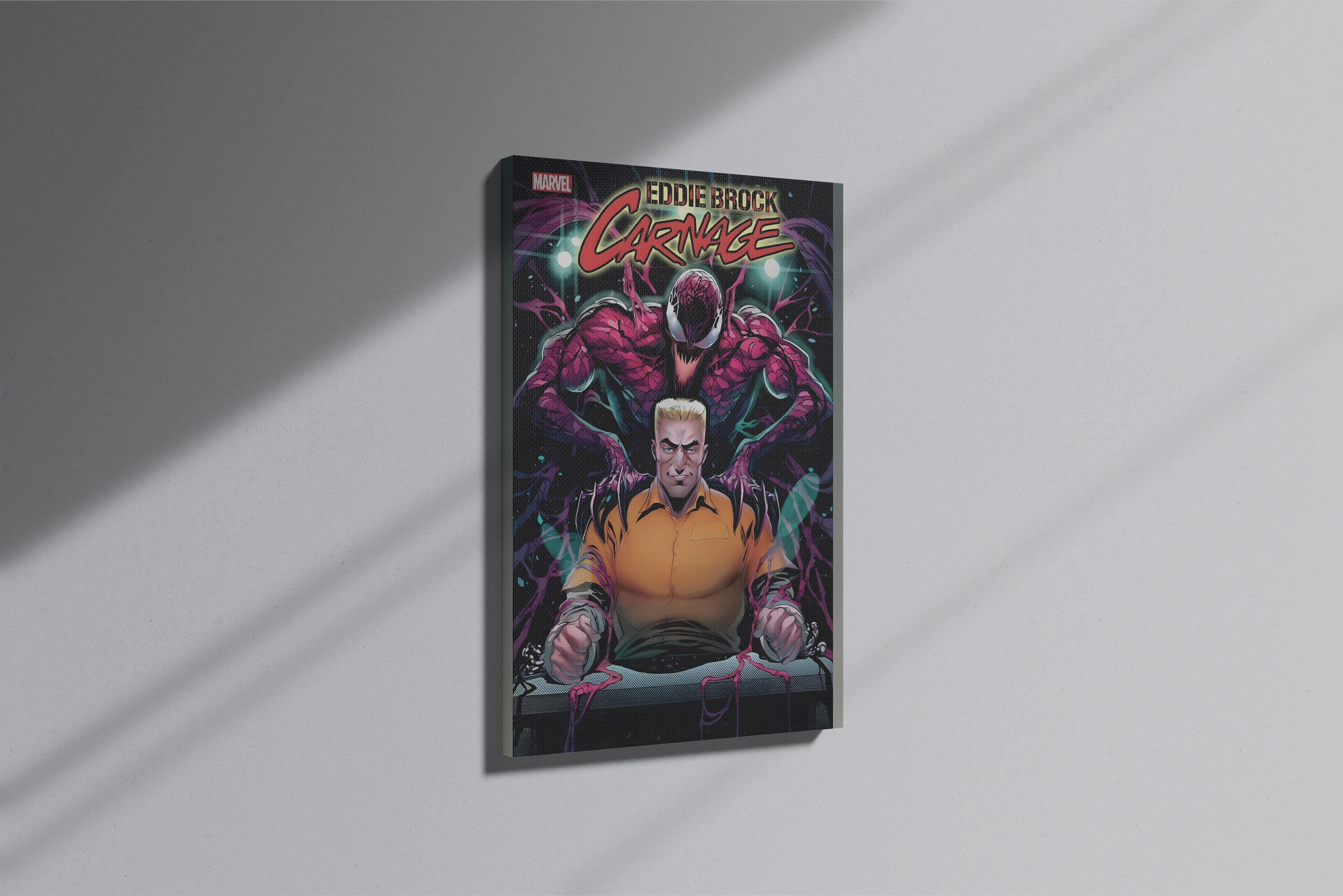 GeekCultcha Marvel Eddie Brock and Carnage Premium Canvas Print