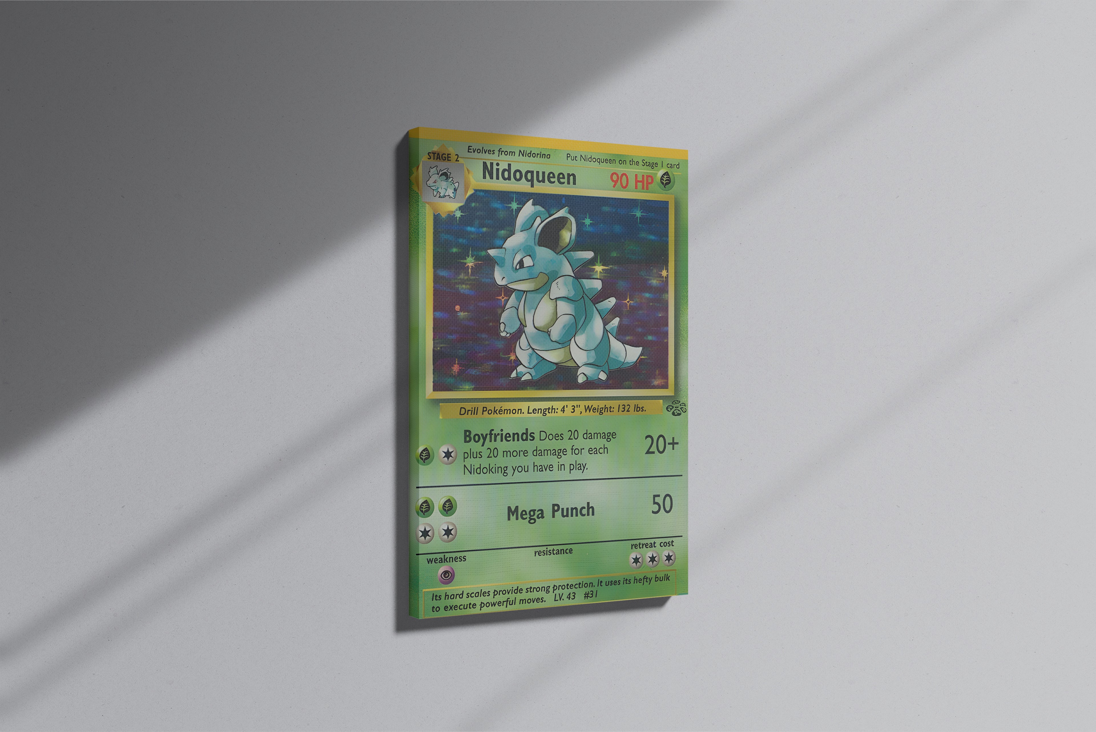 GeekCultcha Pokémon Nidoqueen Premium Canvas Print