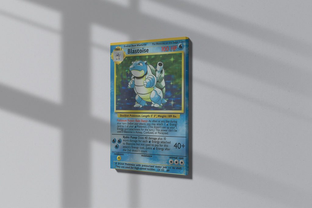 GeekCultcha Pokémon Blastoise Premium Canvas Print