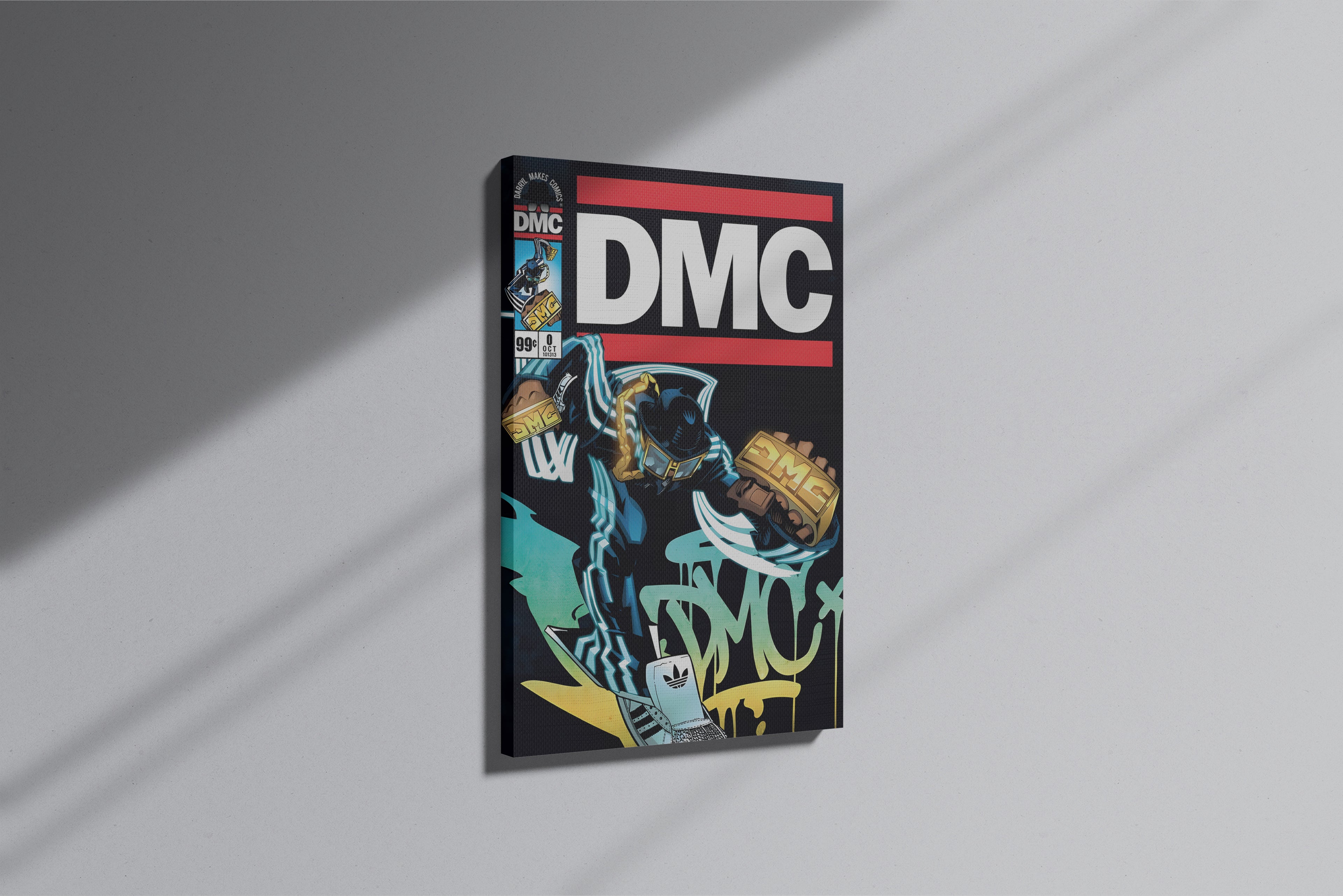 GeekCultcha DMC Comic Book Themed Premium Canvas Painting