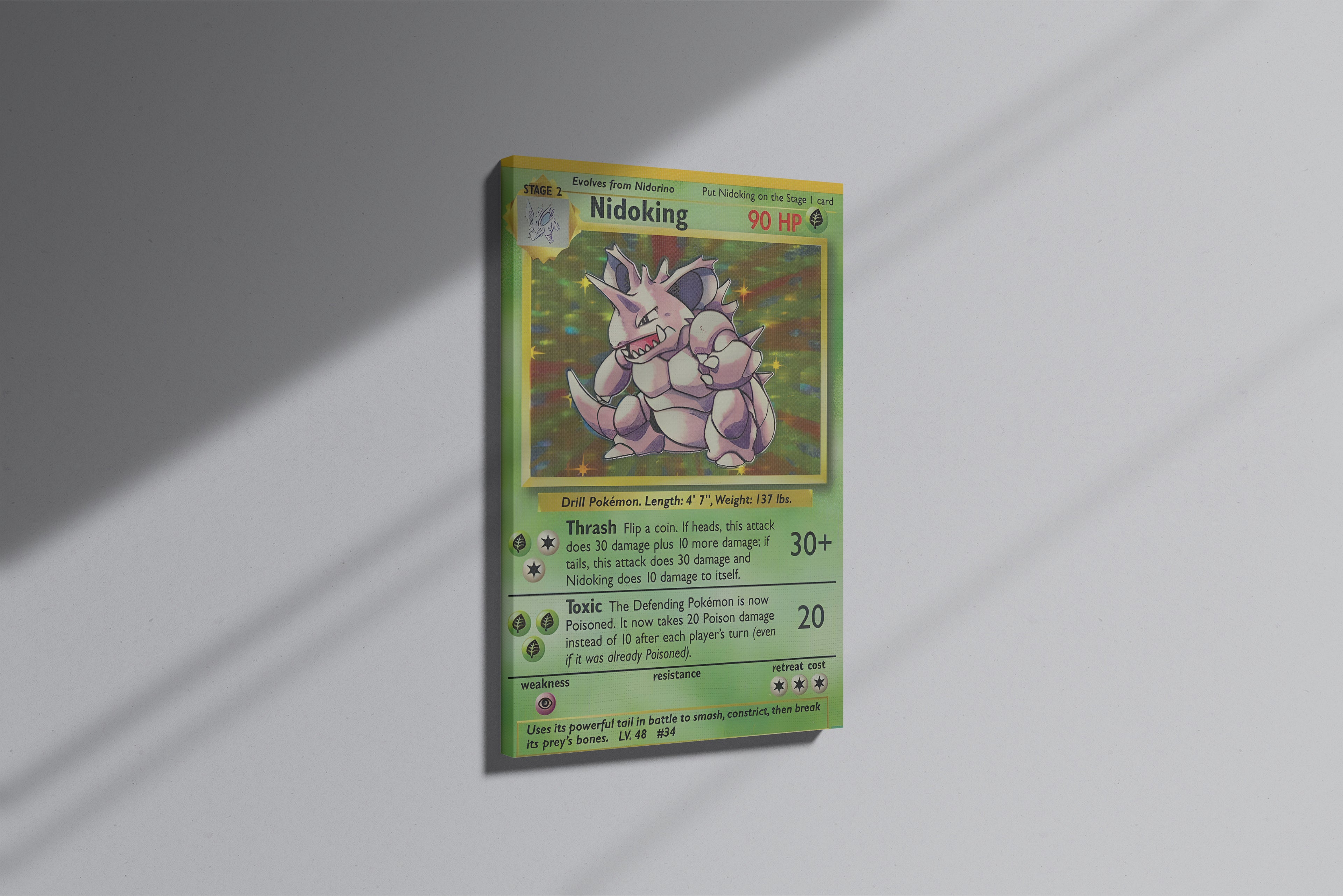 GeekCultcha Pokémon Nidoking Premium Canvas Print